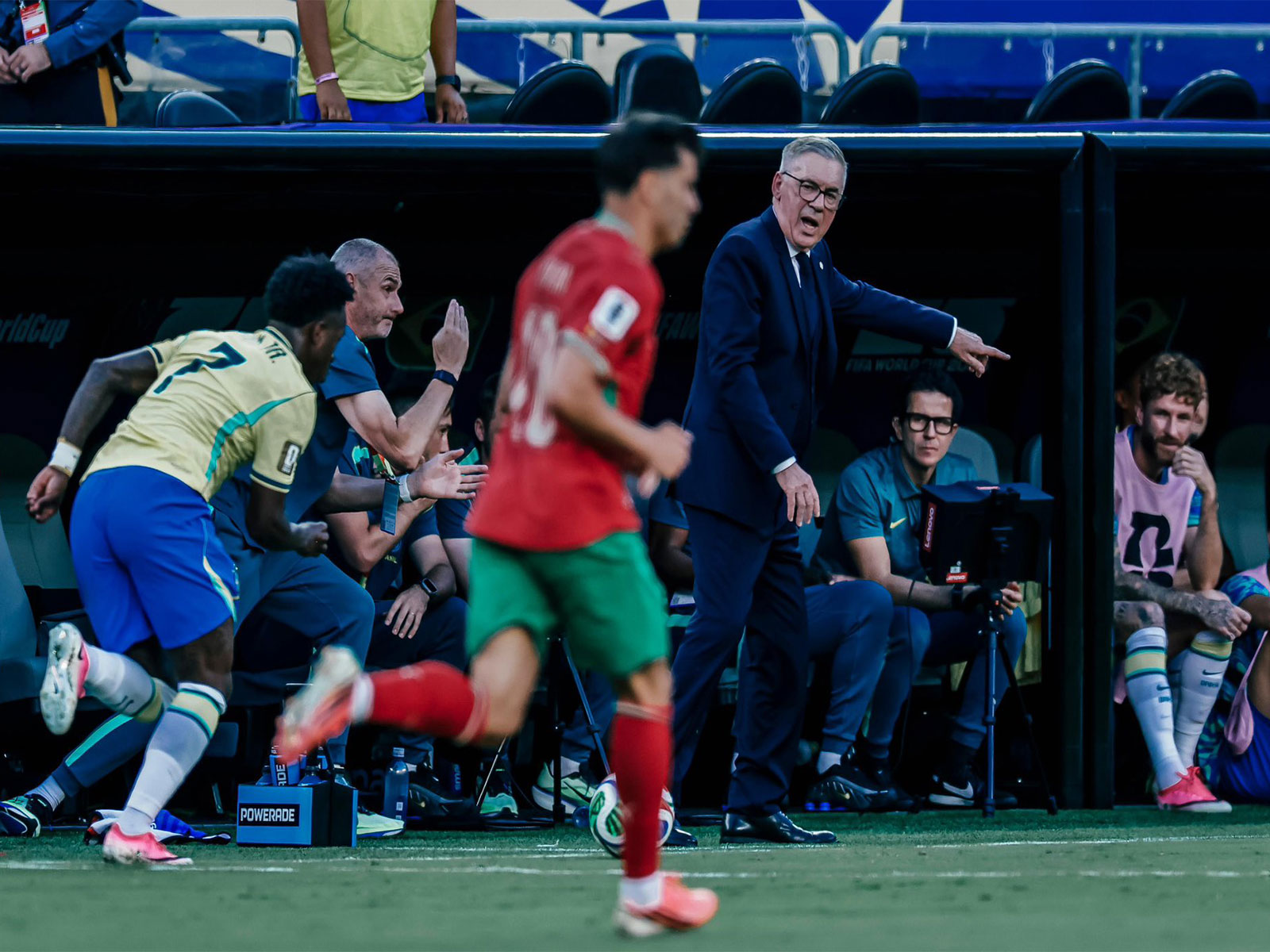 Brazil head coach Carlo Ancelotti. (Photo: X/ @MrAncelotti)