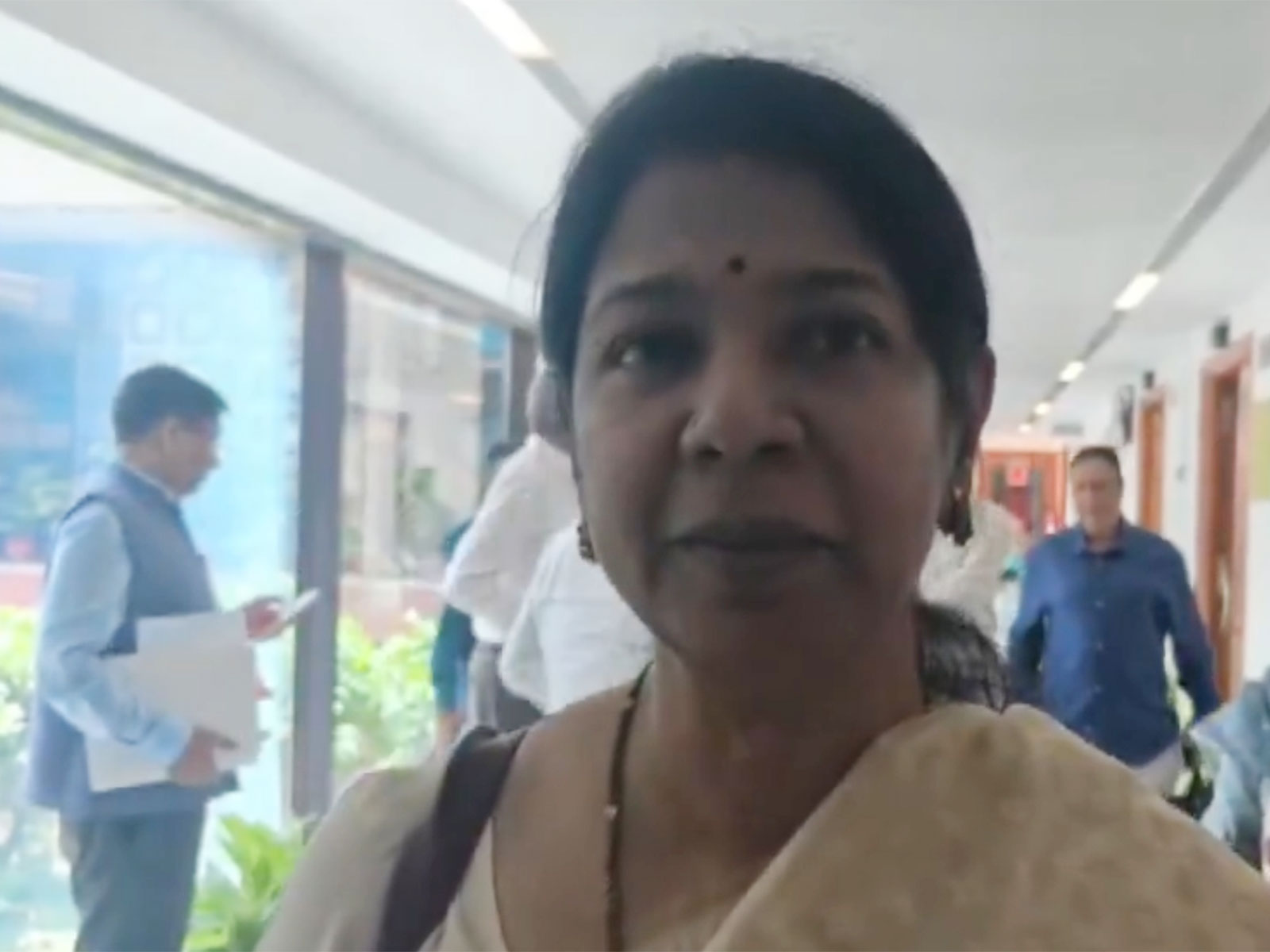 Parliamentary Standing Committee on Consumer Affairs Chairperson, Kanimozhi Karunanidh (Photo/ANI)