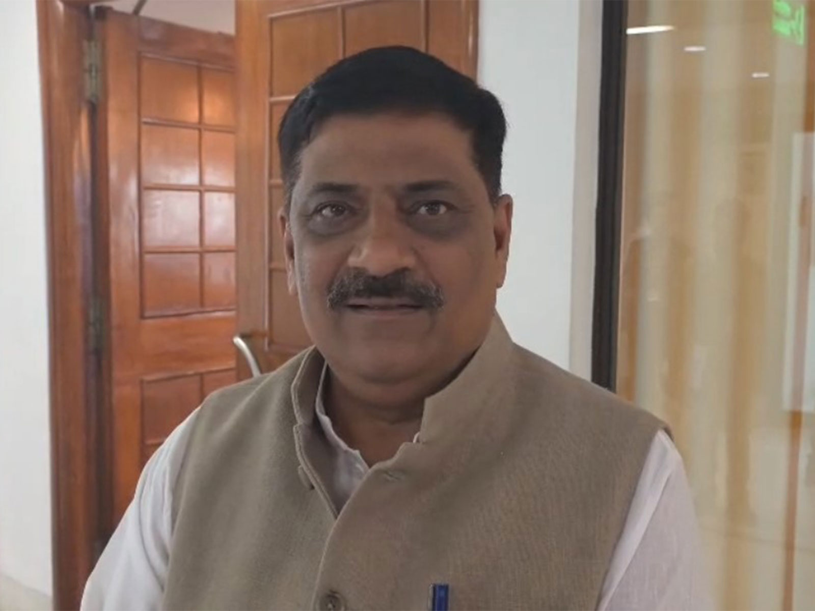 JD(U) Working President and Chairperson of the Parliamentary Standing Committee on Transport, Tourism and Culture, Sanjay Kumar Jha (Photo/ANI)