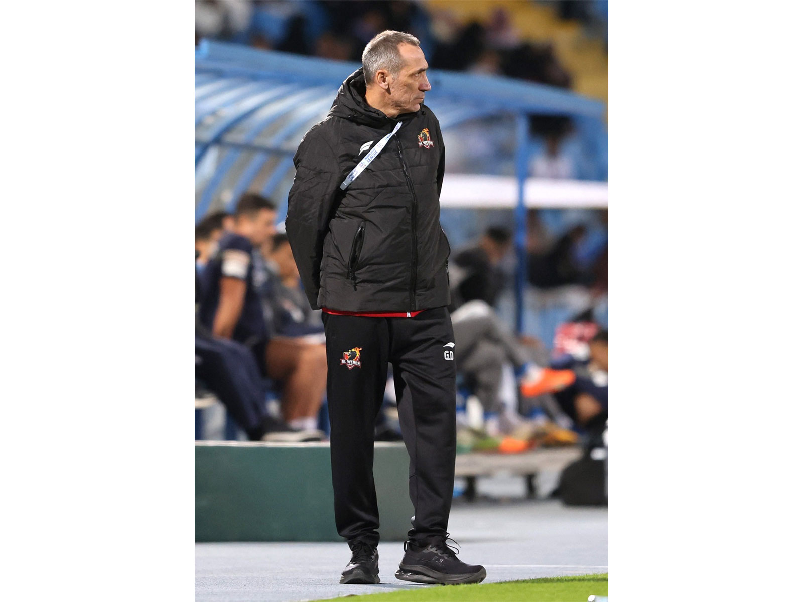 Football - Saudi Pro League - Al Hilal v Al Wehda - Prince Faisal bin Fahd Stadium, Riyadh, Saudi Arabia - December 15, 2023 Al Wehda coach Georgios Donis (Photo/Reuters)