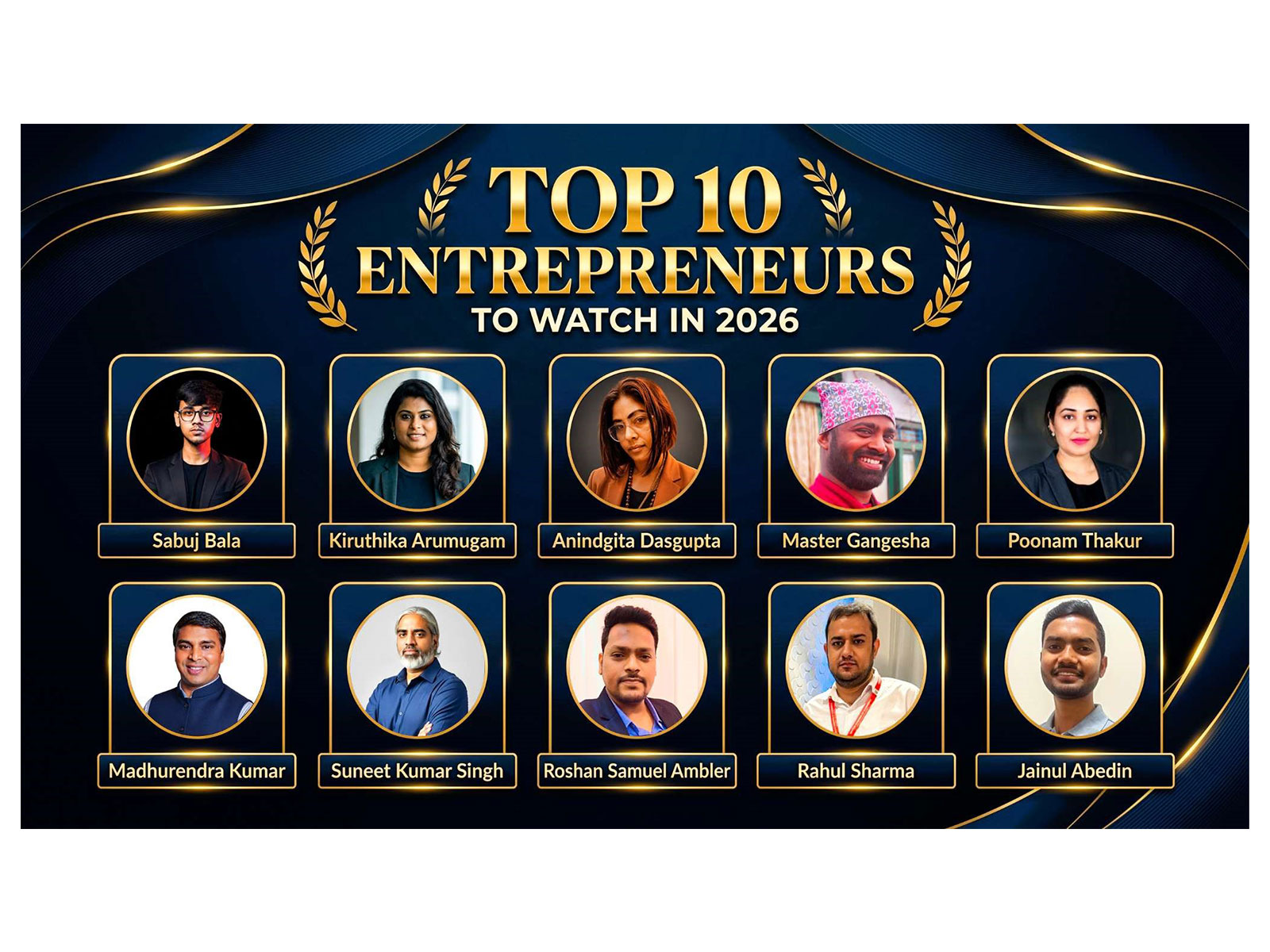 Top 10 Entrepreneurs to Watch in 2026