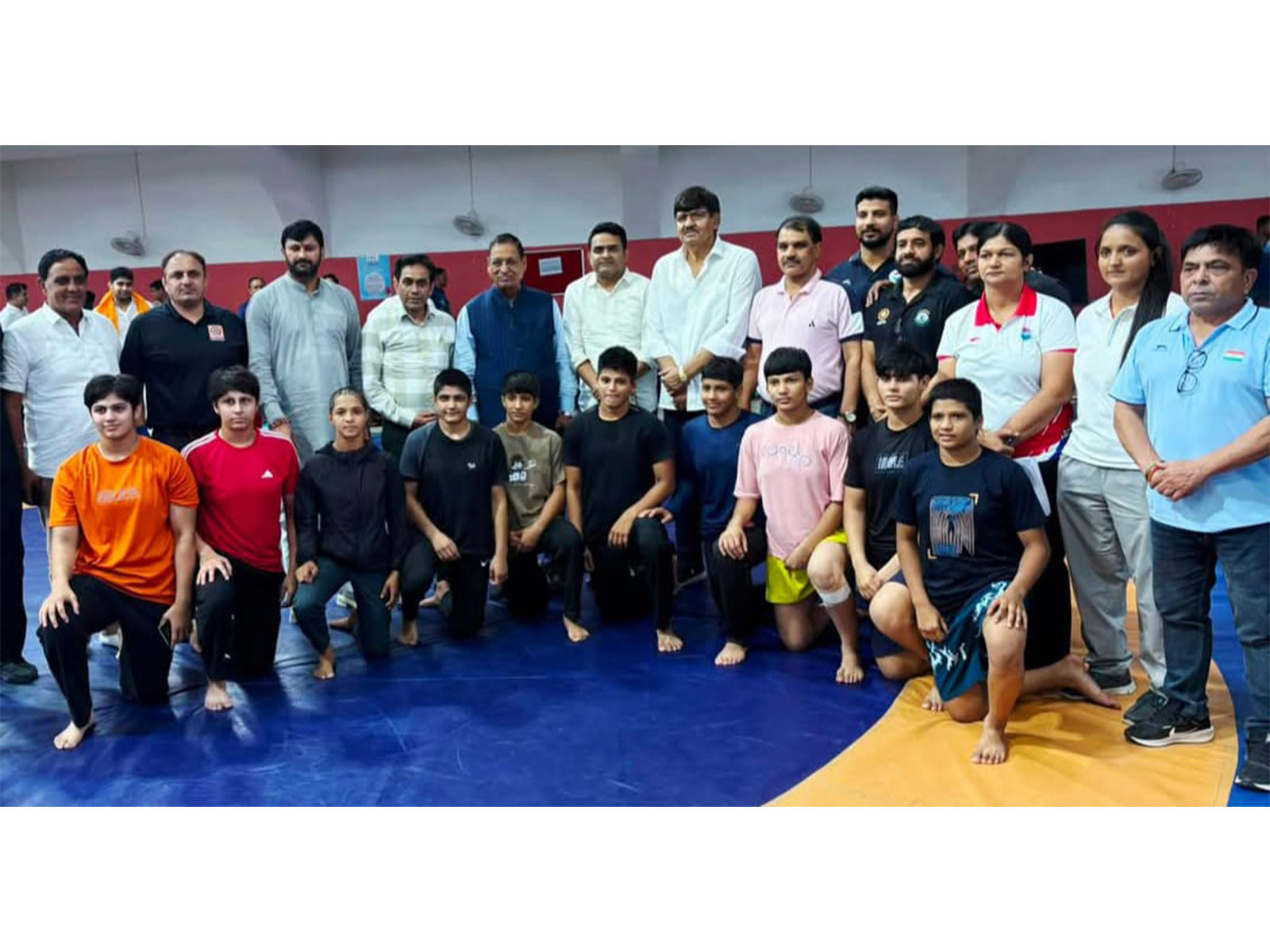 India's U-17 women's squad for U-17 World Wrestling Championships (Photo: WFI)