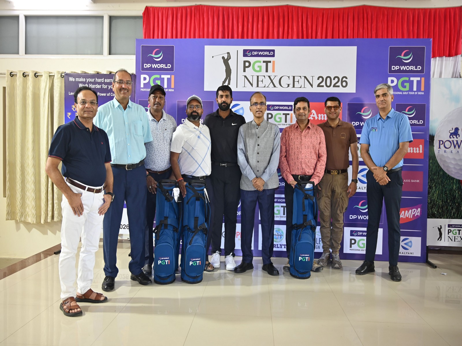 Pro-Am winning team ahead of PGTI NexGen 2026 (Image: PGTI)