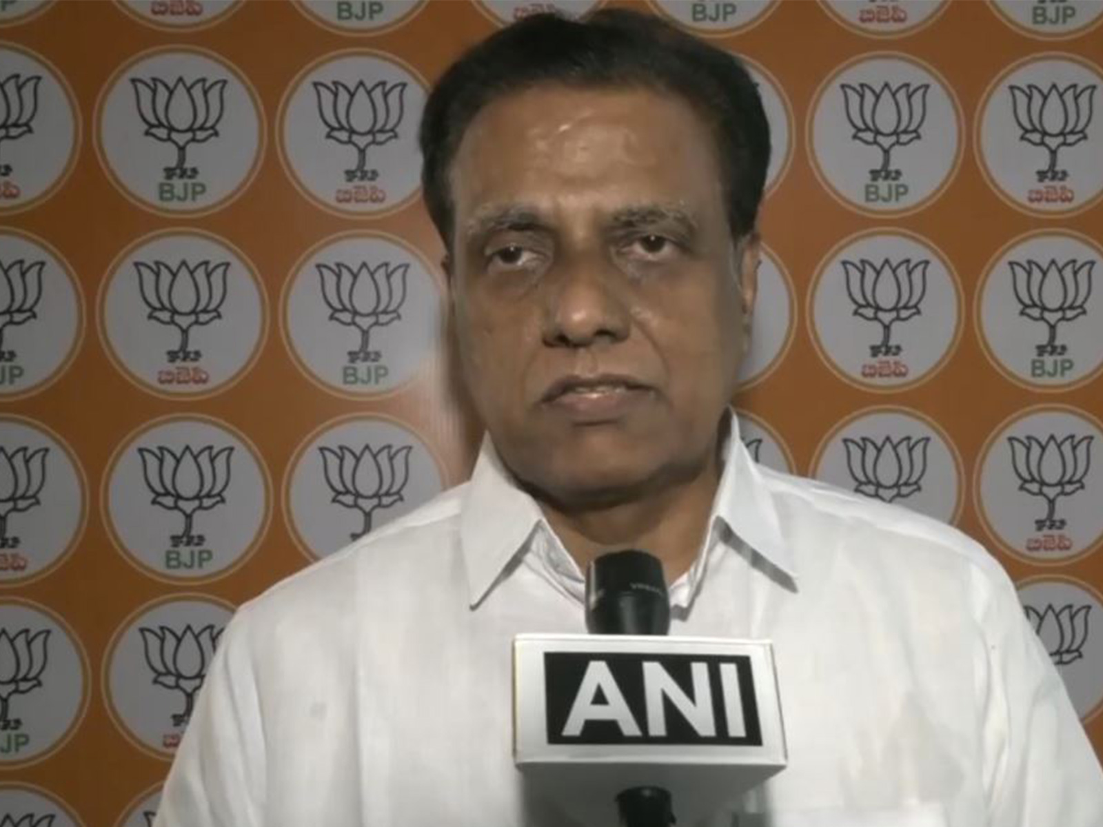 Telangana BJP spokesperson NV Subhash (Photo/ANI)