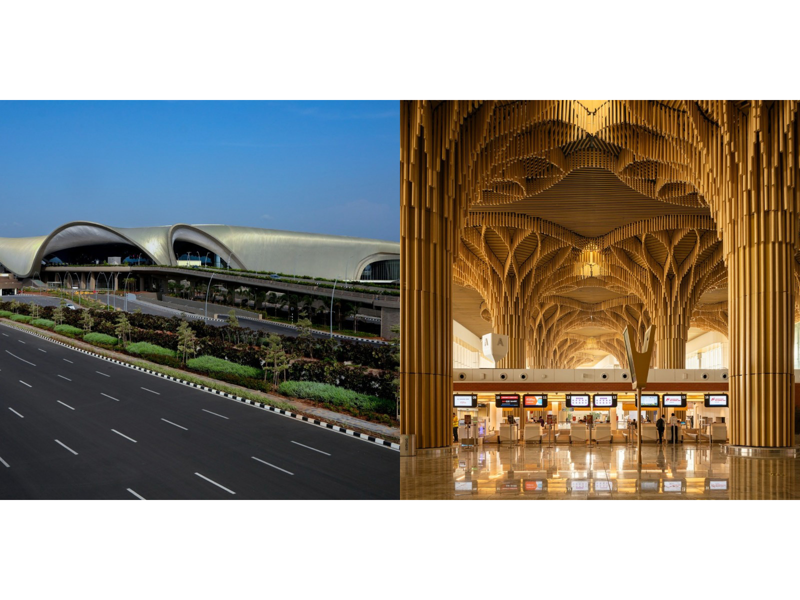 Visuals of Navi Mumbai International Airport and Lokpriya Gopinath Bordoloi International Airport (Photo/AAHL)