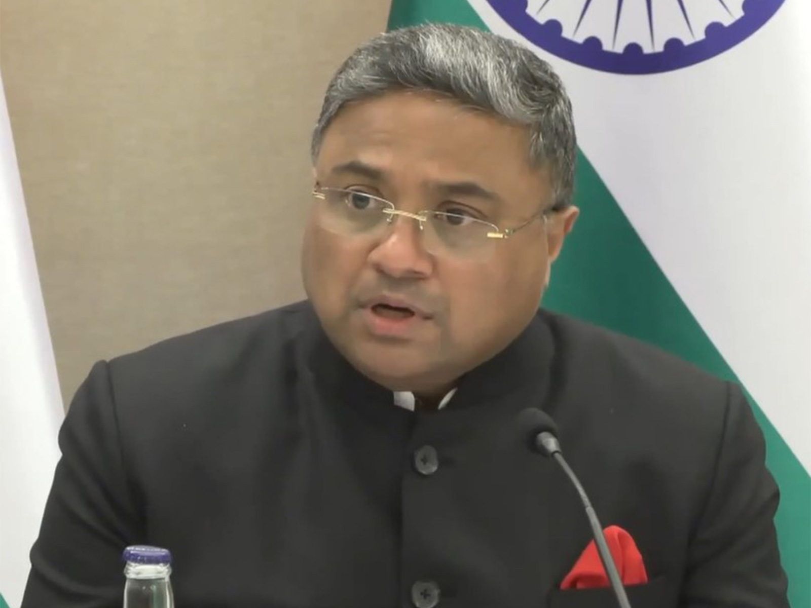 MEA Secretary (West) Sibi George (Photo/ANI)