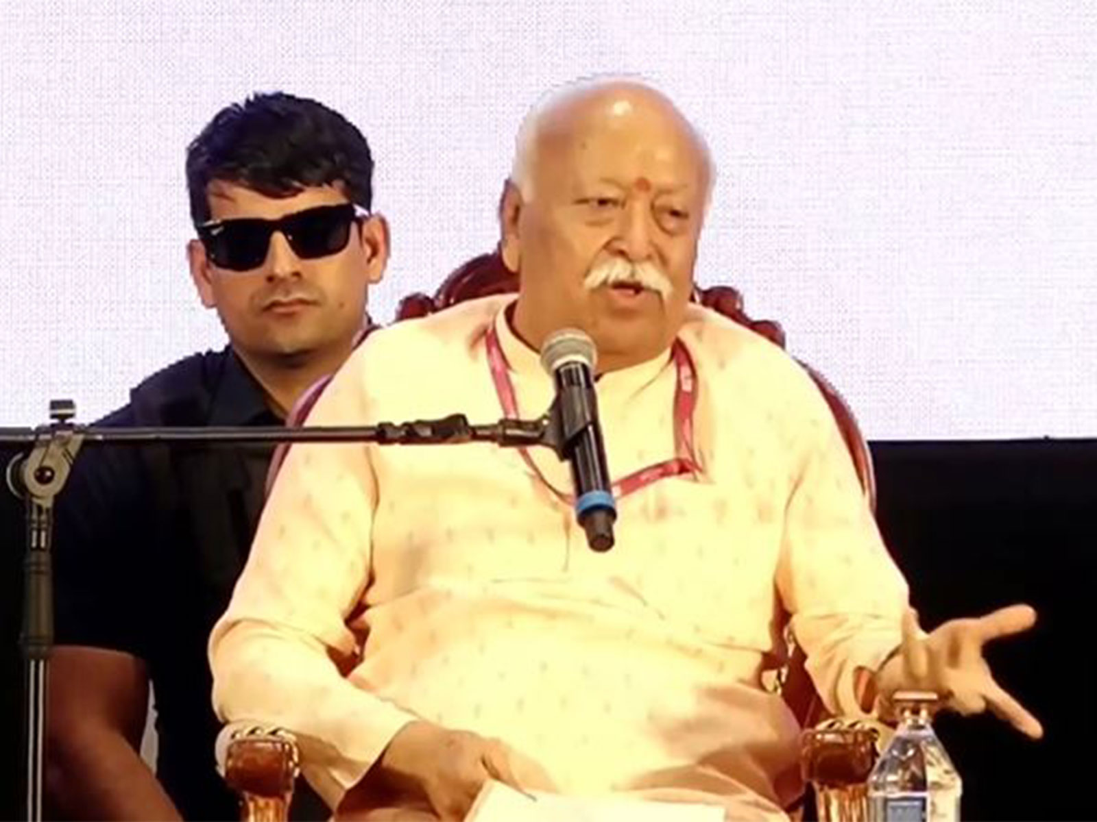  Rashtriya Swayamsevak Sangh (RSS) Chief Mohan Bhagwat  (Photo/Vishwa Samvad Kendram Keralam/Youtube)