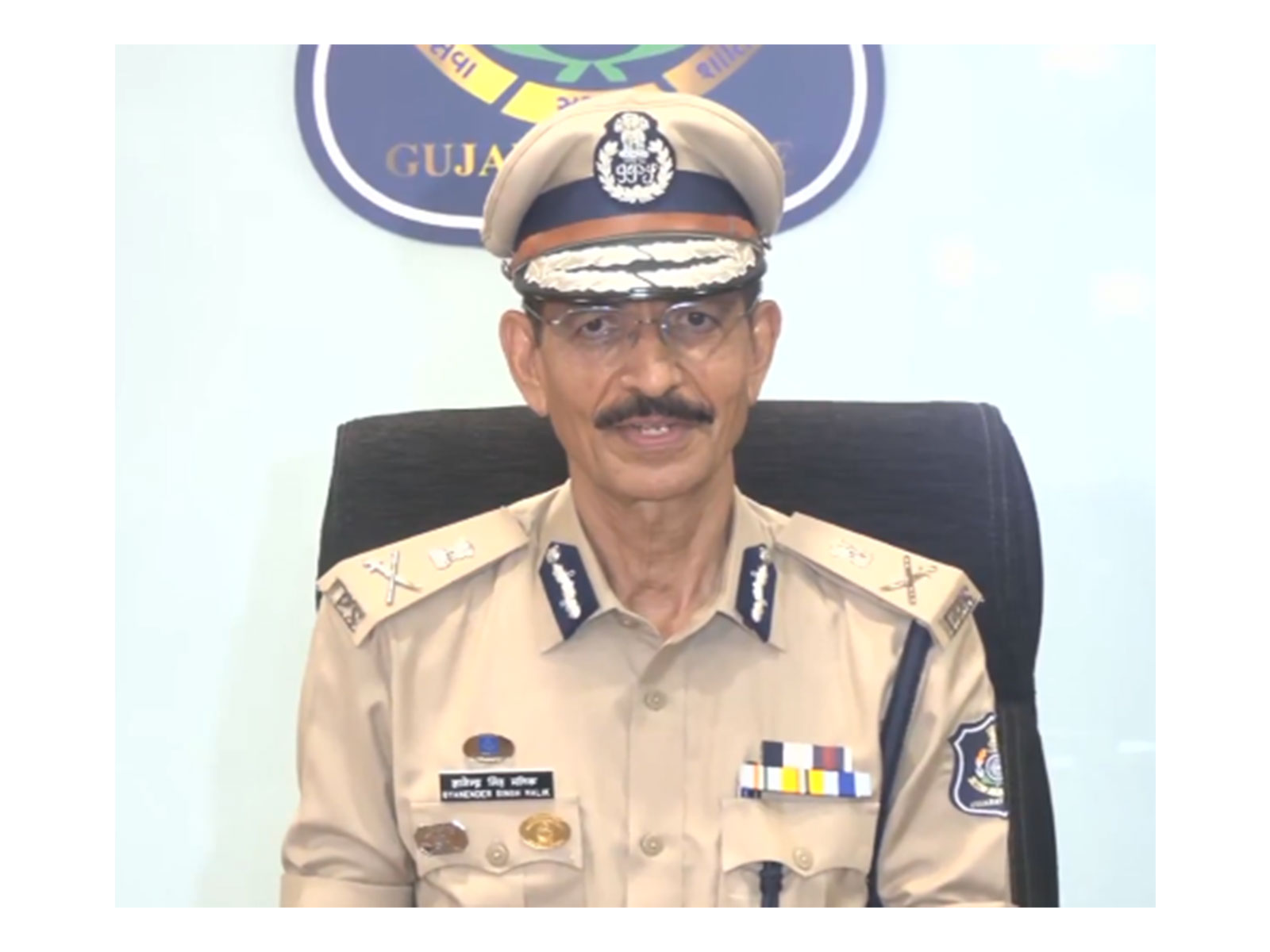 GS Malik, Director General of Police, Gujarat (File Photo/ANI)