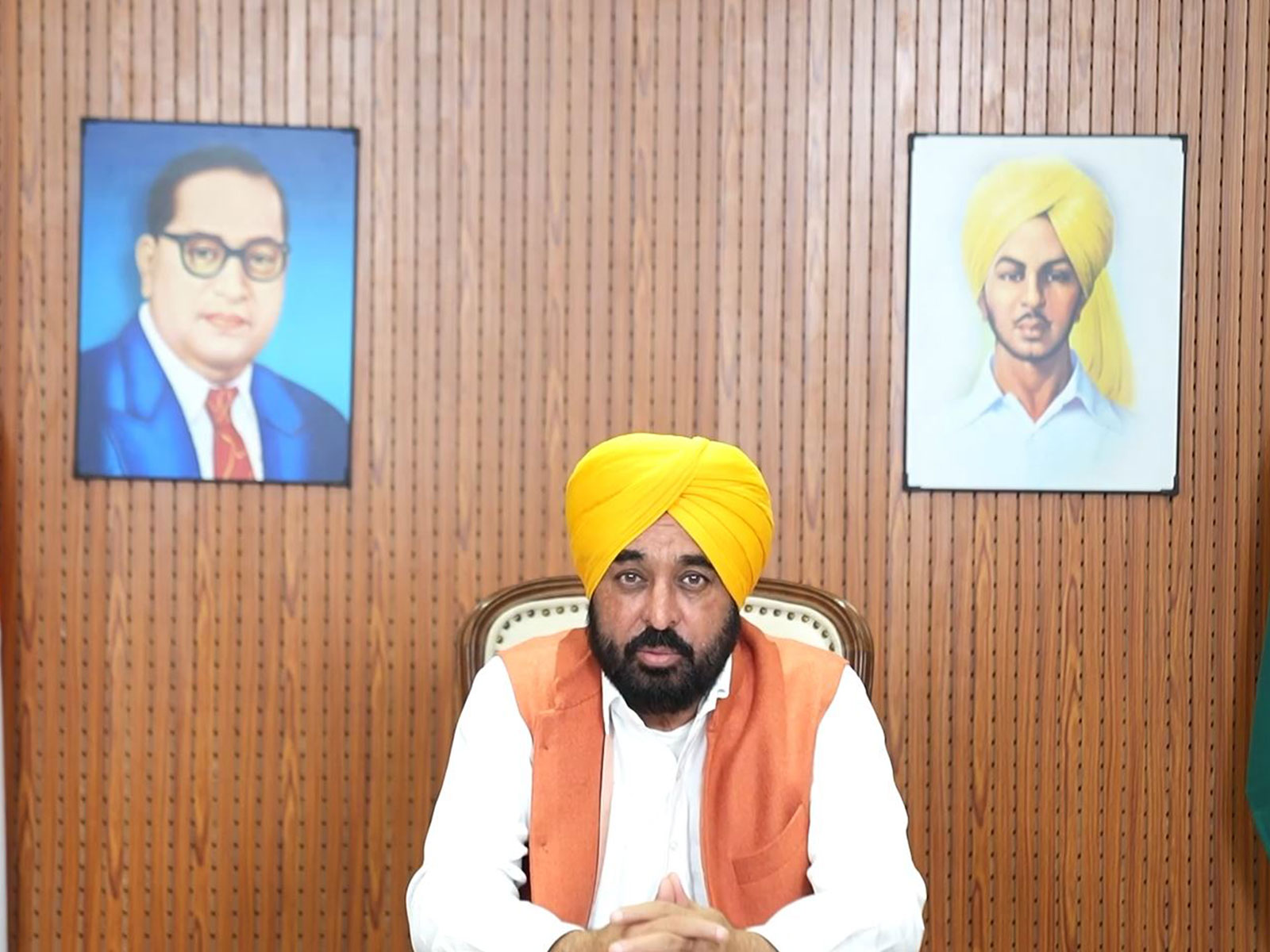 Punjab CM Bhagwant Mann released a video message on the controversy over a viral video (Photo credit/X/BhagwantMann)
