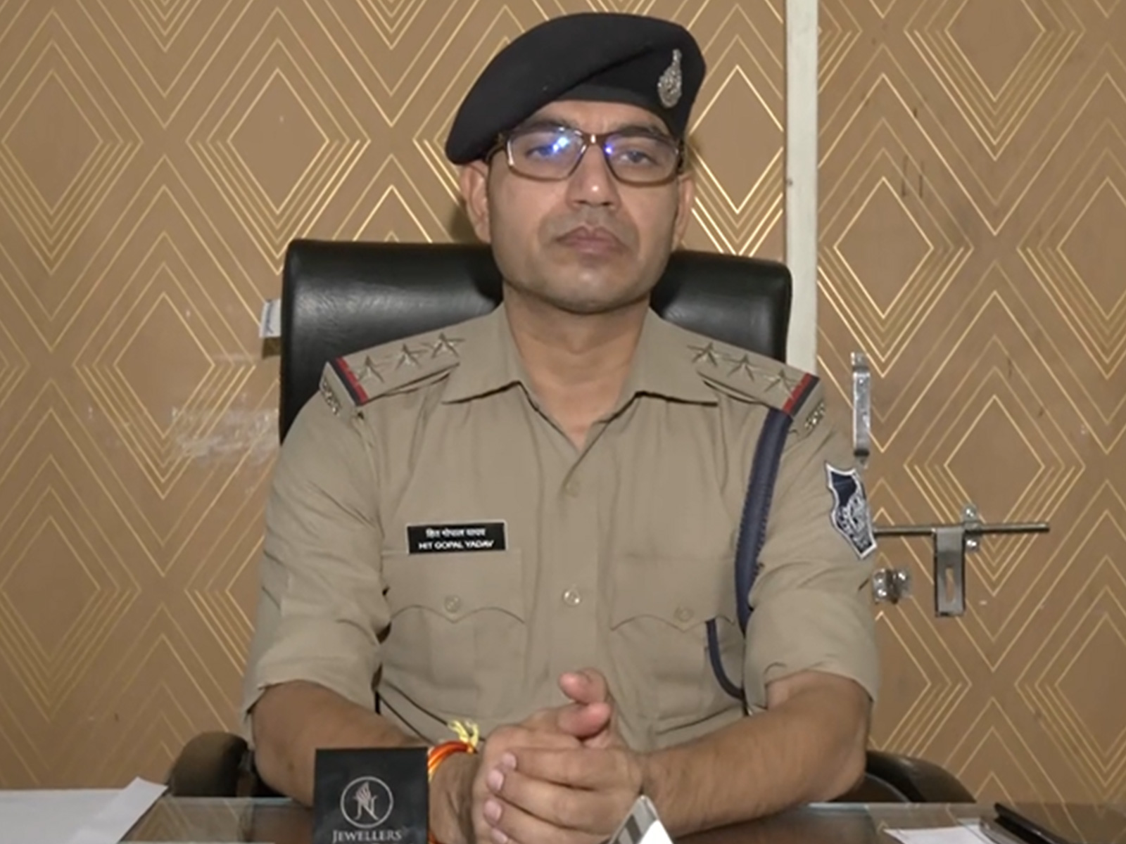 Annapurna police station incharge Hit Gopal Yadav (Photo/ANI)