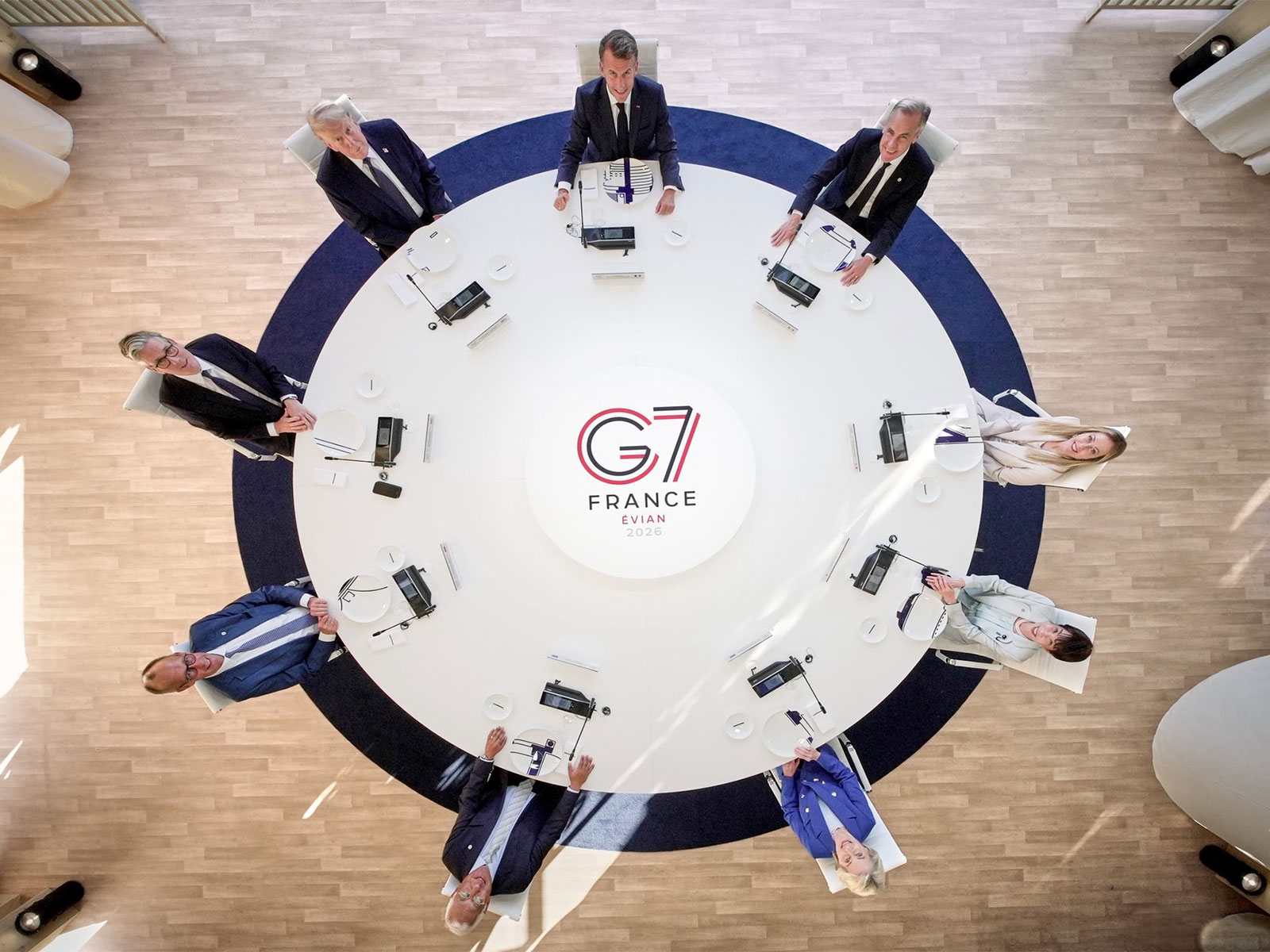 G7 Leaders at the summit. (Photo/X@G7)