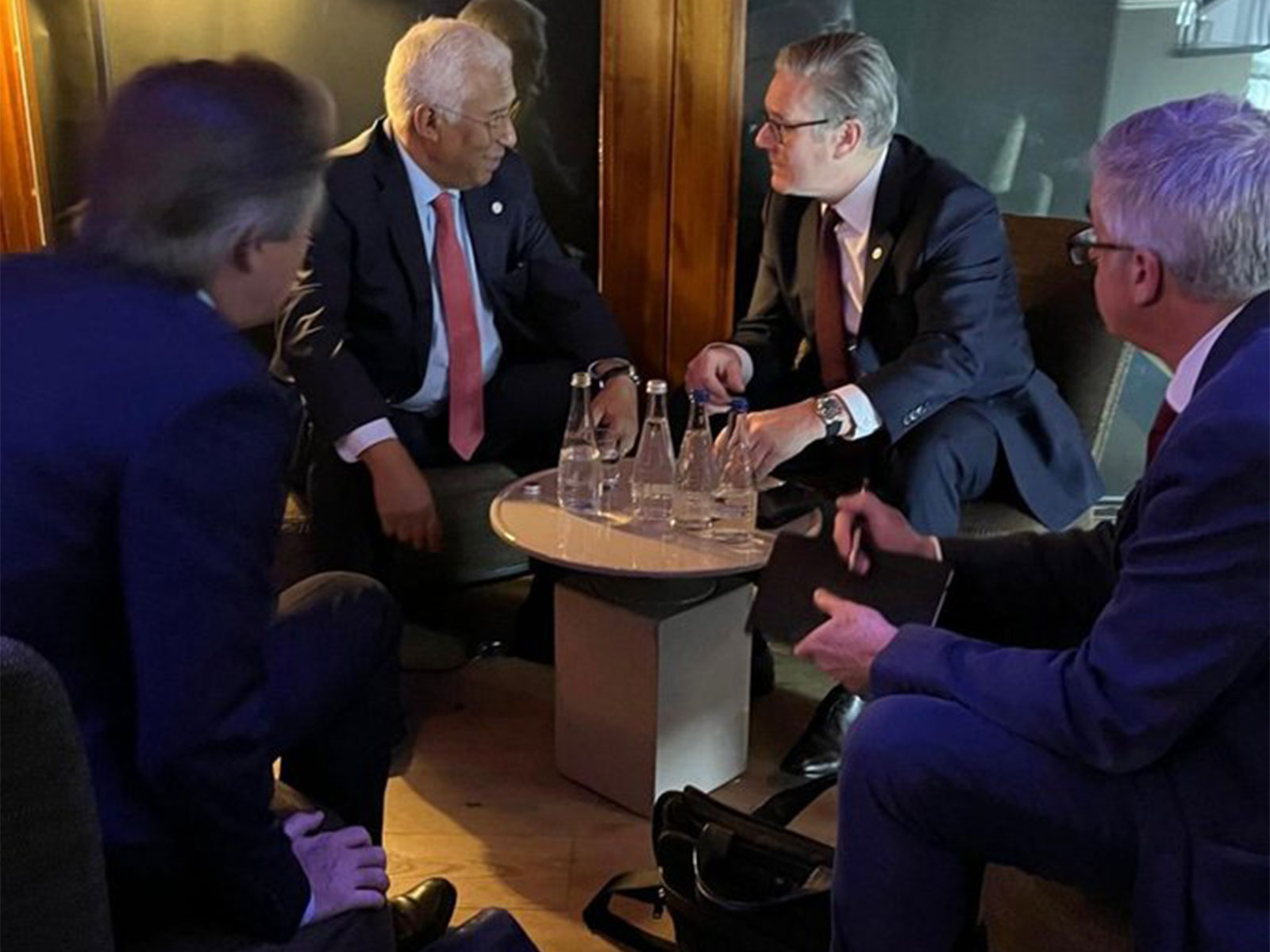 British Prime Minister Keir Starmer and European Council President Antonio Costa, Evian (Photo/X/@eucopresident)
