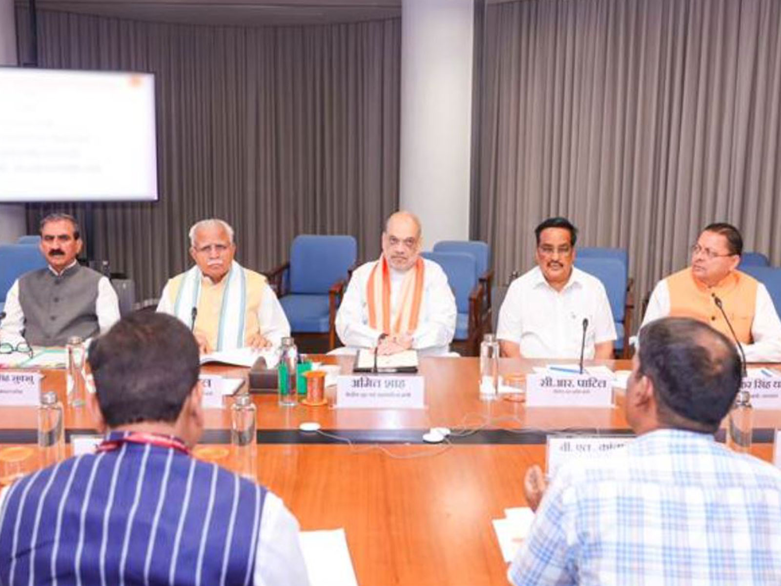 Six states sign MoU for Kishau Multipurpose Dam Project under chairmanship of Union Home Minister Amit Shah (Photo/ANI)