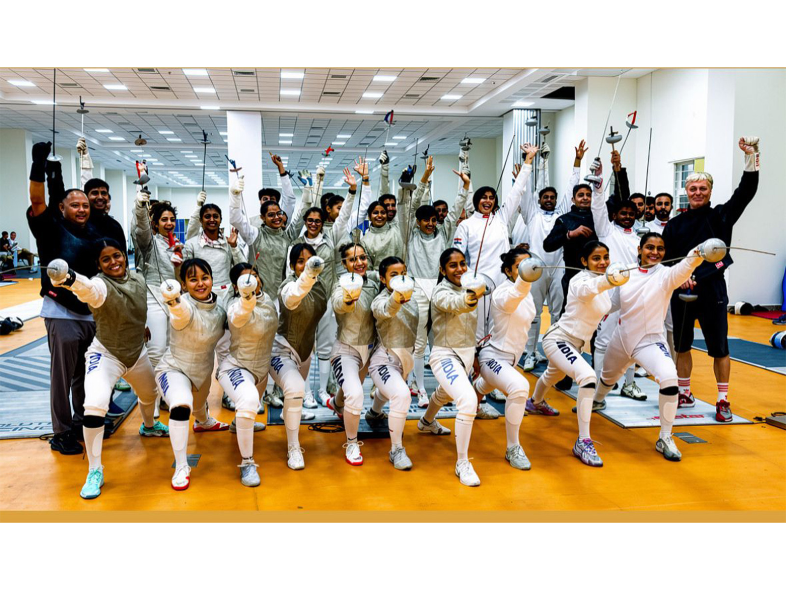 India's squad for Asian Fencing C'ships 2026 (Photo: FAI)