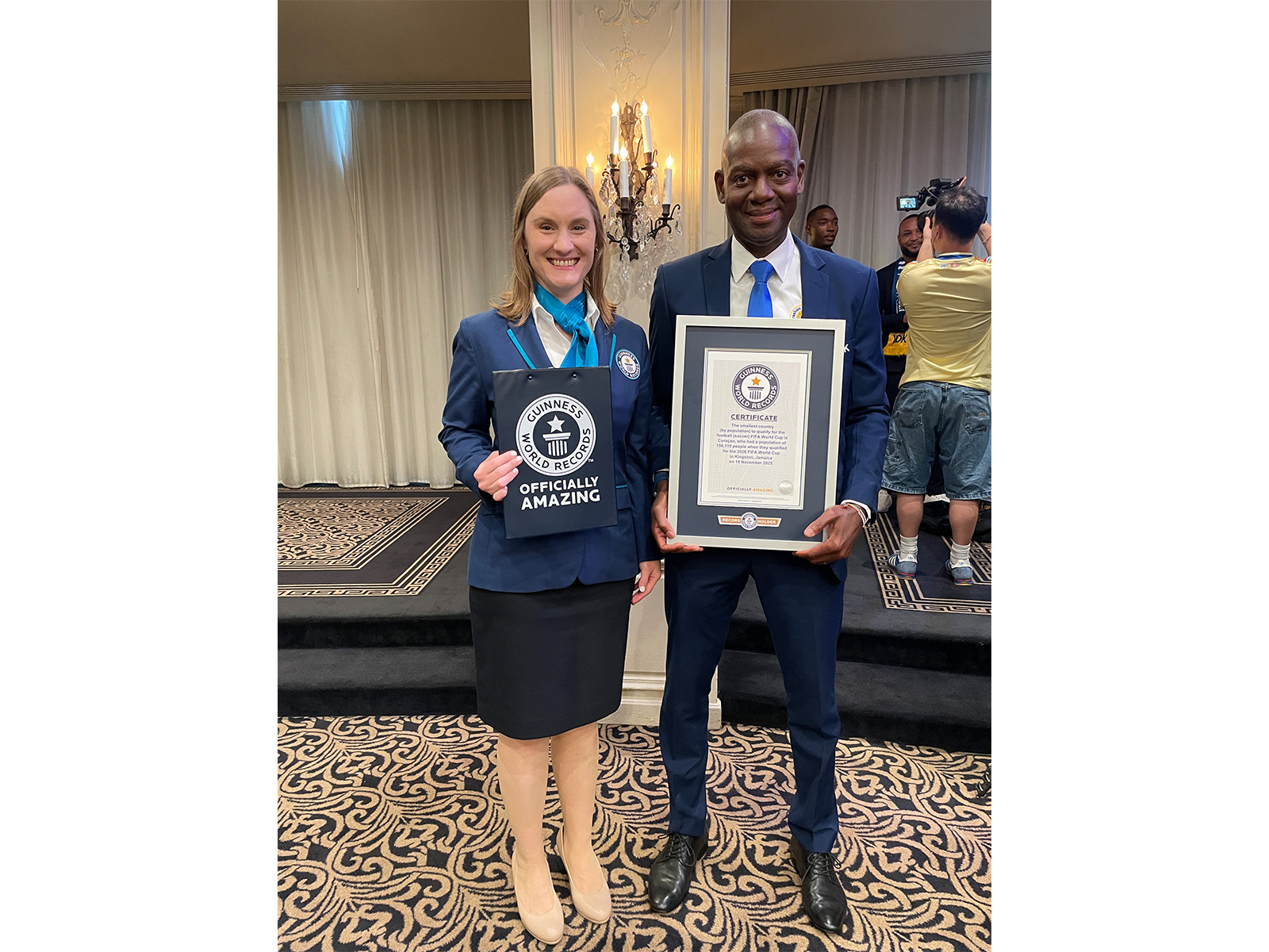 Gilbert Martina (Right). (Photo/@GWR)