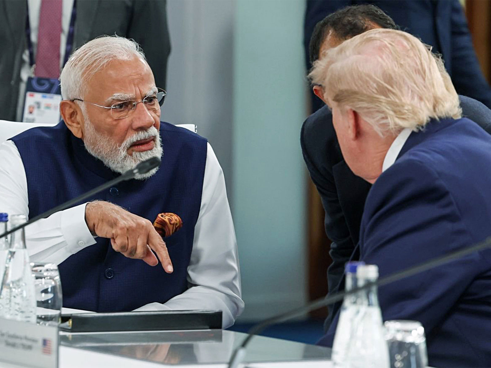 PM Narendra Modi and US President Donald Trump at G7 summit (Photo/@narendramodi)