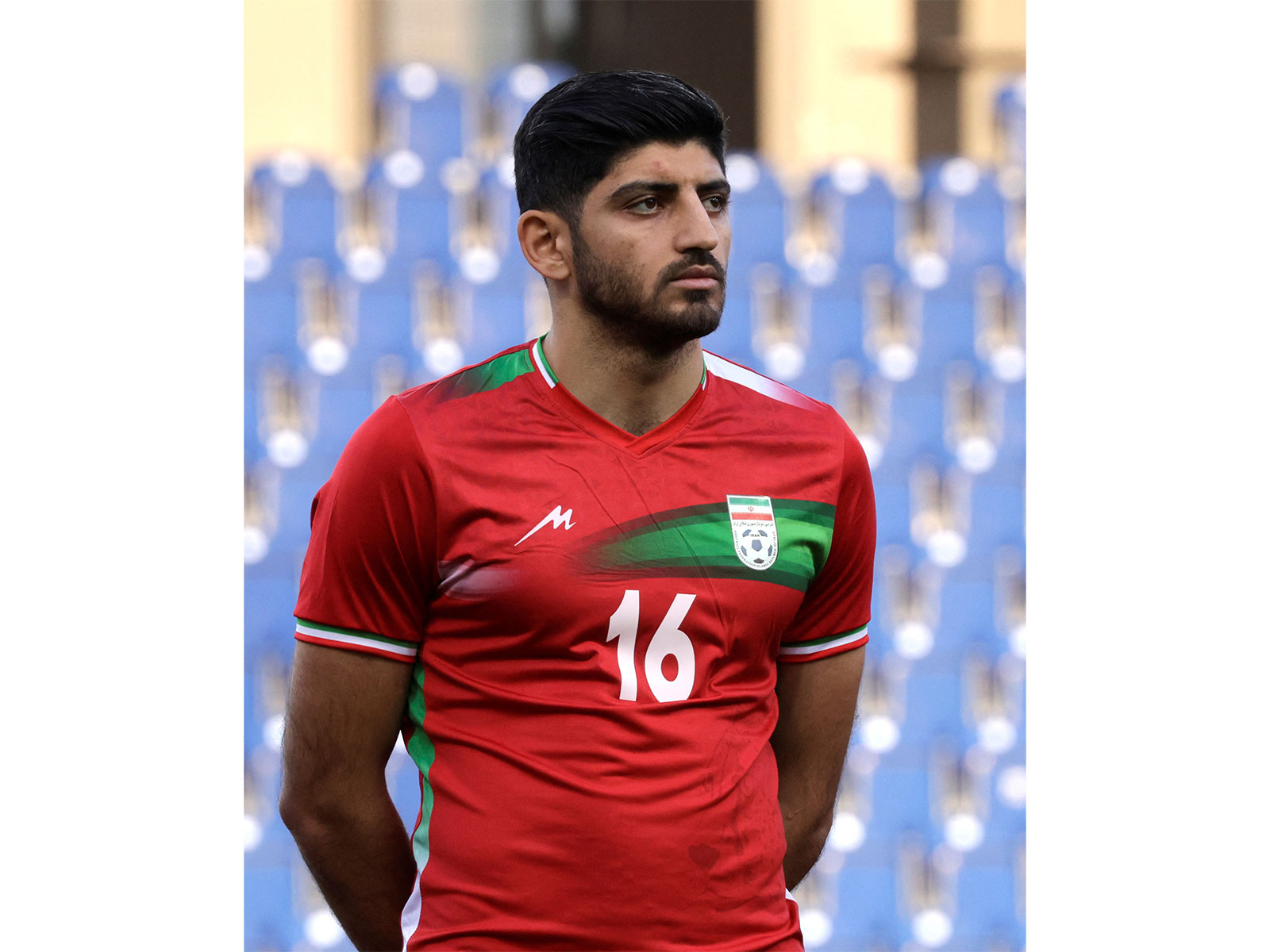 Iran's Mehdi Torabi during International friendly against Uruguay in 2022 (Photo/Reuters)
