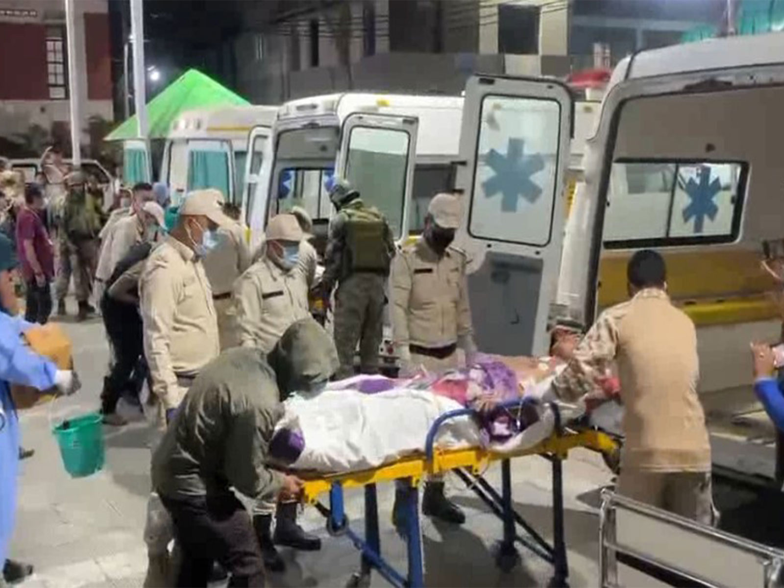 Three Kuki injured men shifted from RIMS (Photo/ANI)