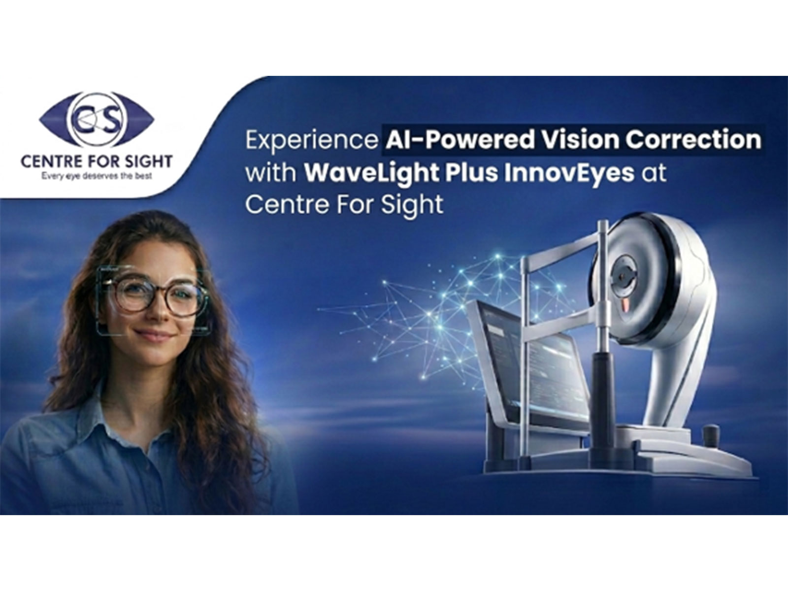 AI-Powered Vision Correction with WaveLight Plus InnovEyes at Centre For Sight