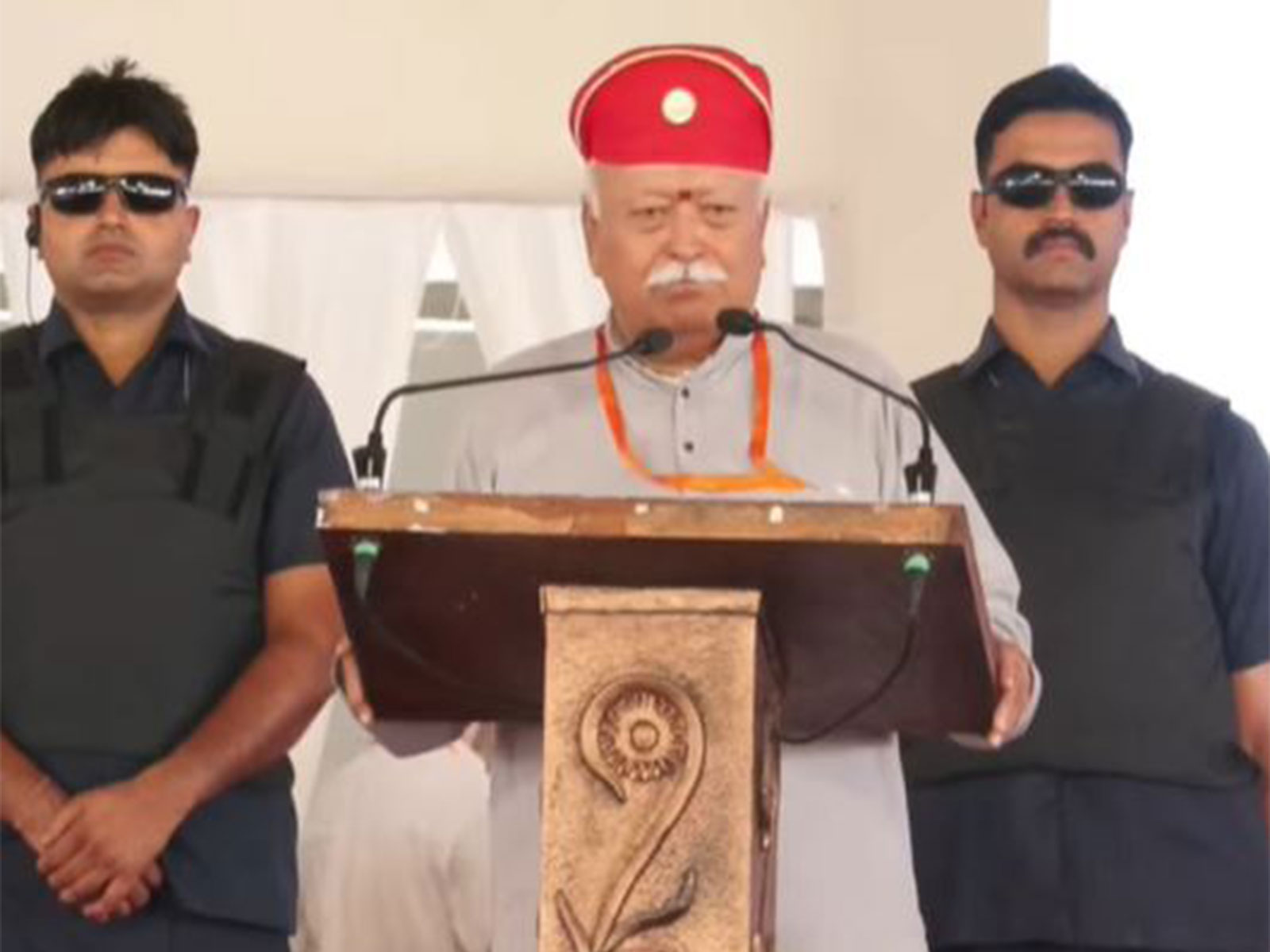  Rashtriya Swayamsevak Sangh (RSS) Chief Mohan Bhagwat (Photo/ANI)