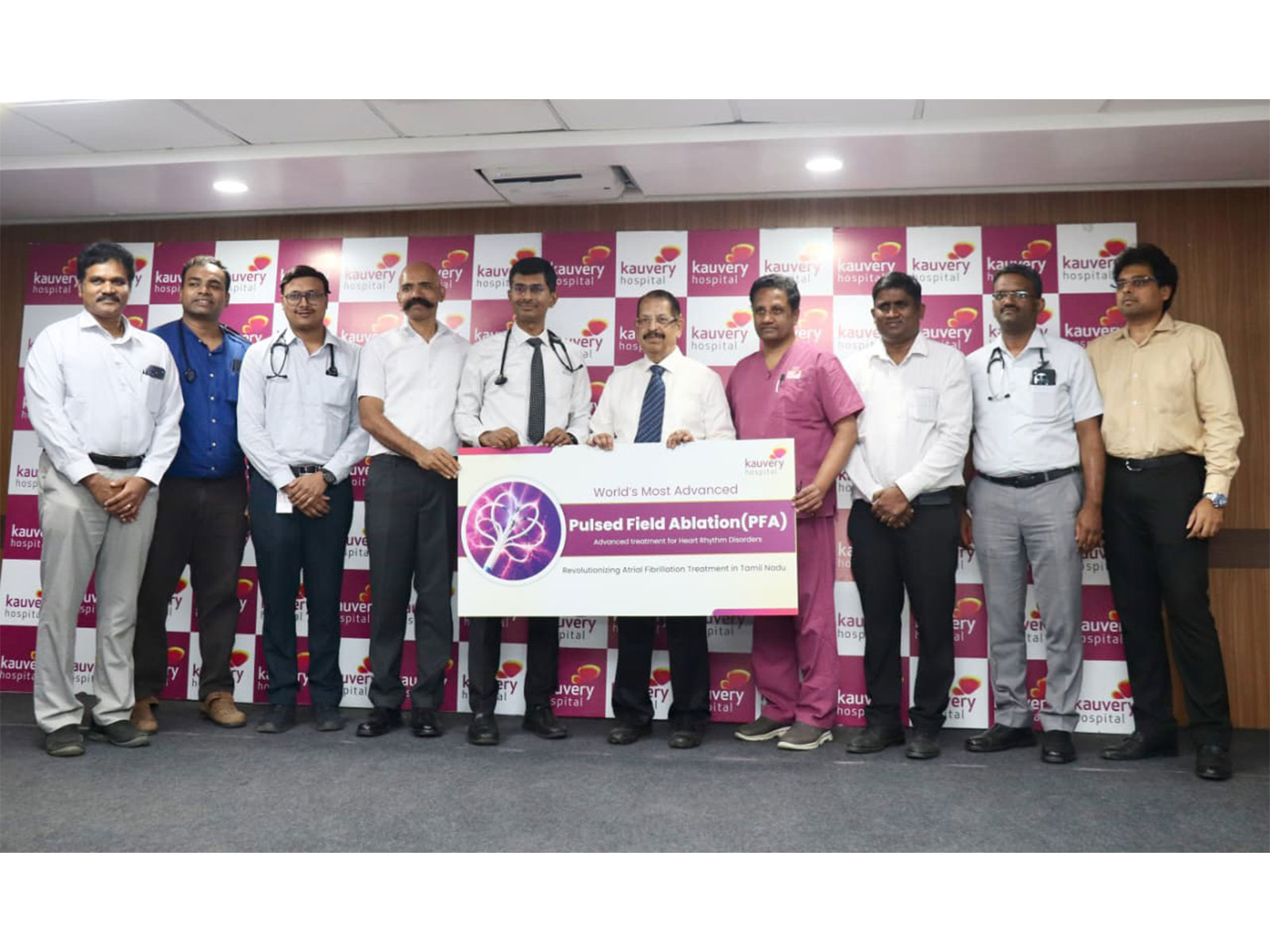 Kauvery Hospital launched world's advanced Pulsed Field Ablation systems to treat heart rhythm disorders
