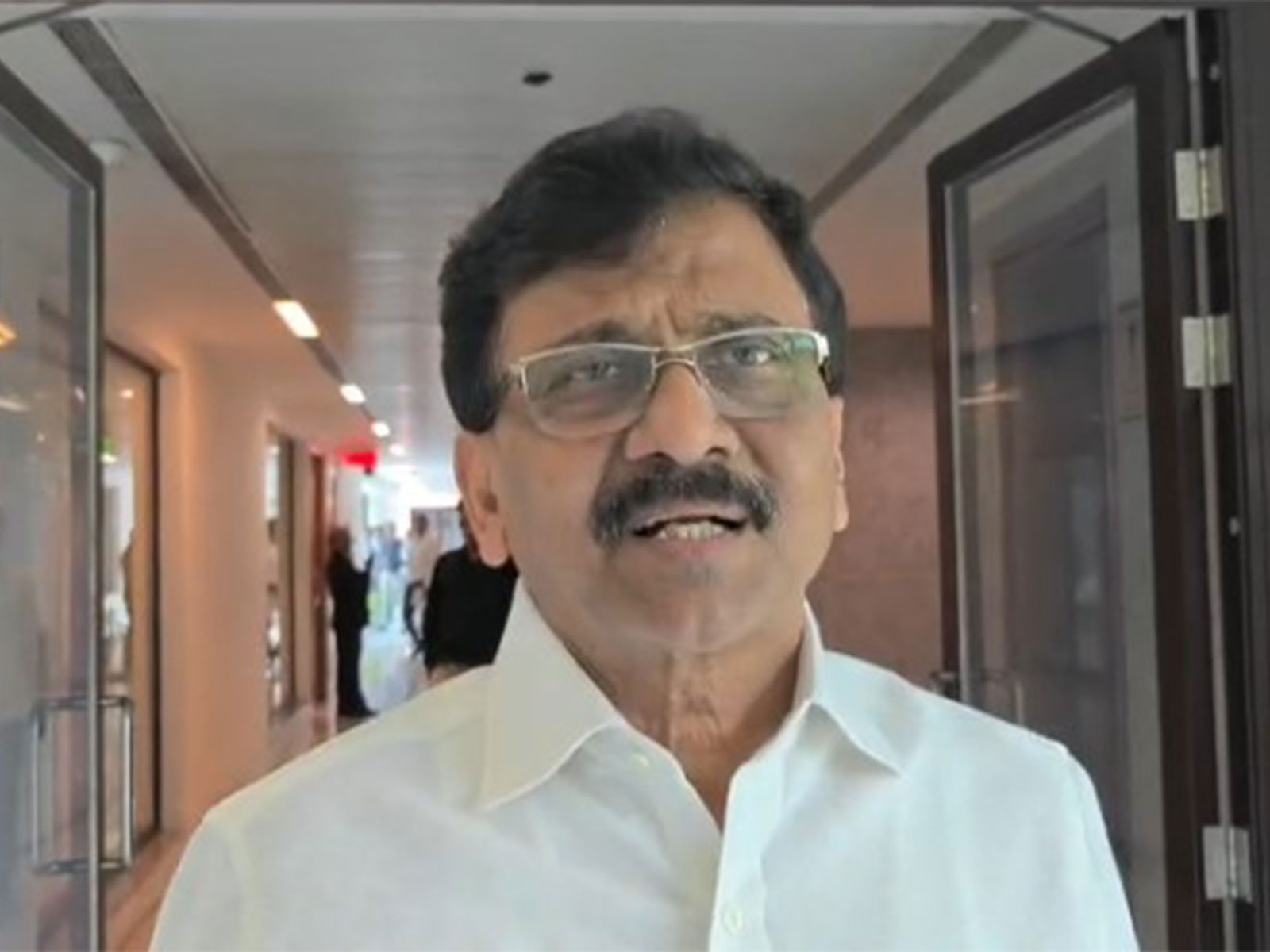 Shiv Sena (UBT) Rajya Sabha MP Sanjay Raut (Photo/ANI)