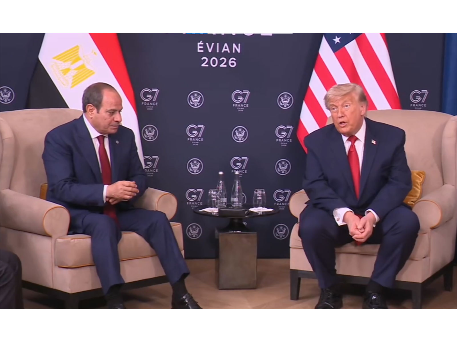 US President President Trump Participates in a Bilateral Meeting with the President of the Arab Republic of Egypt (Photo/X/@WhiteHouse)