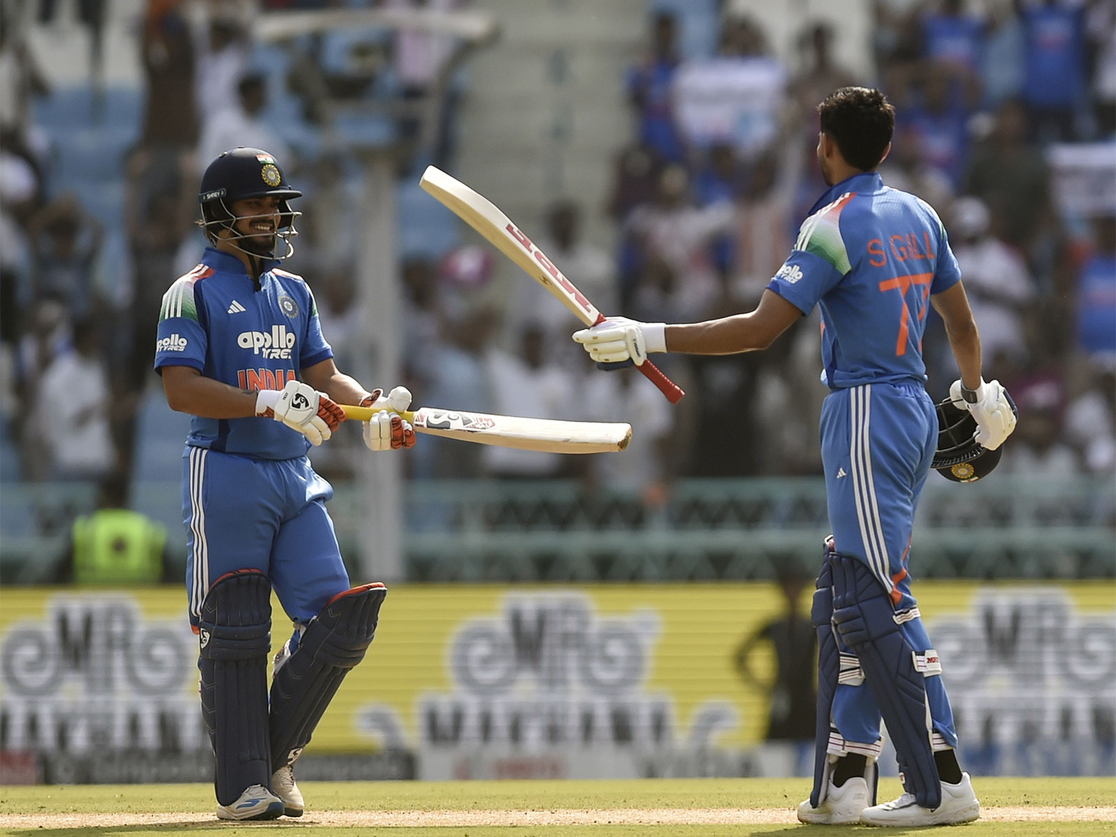 Ishan Kishan and Shubman Gill. (Photo: ANI)
