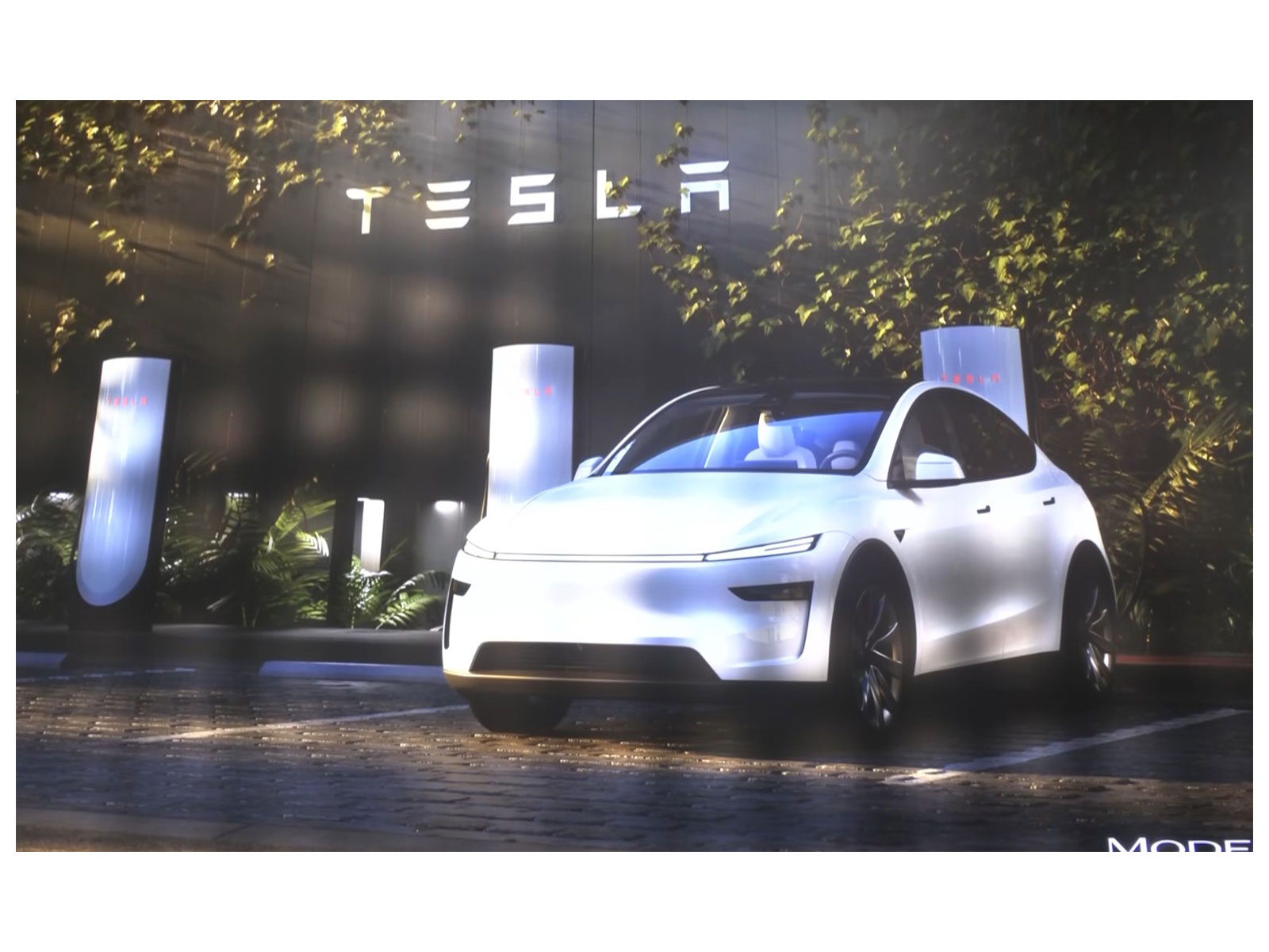 Tesla Model Y showcased in Hyderabad (Photo/ANI)