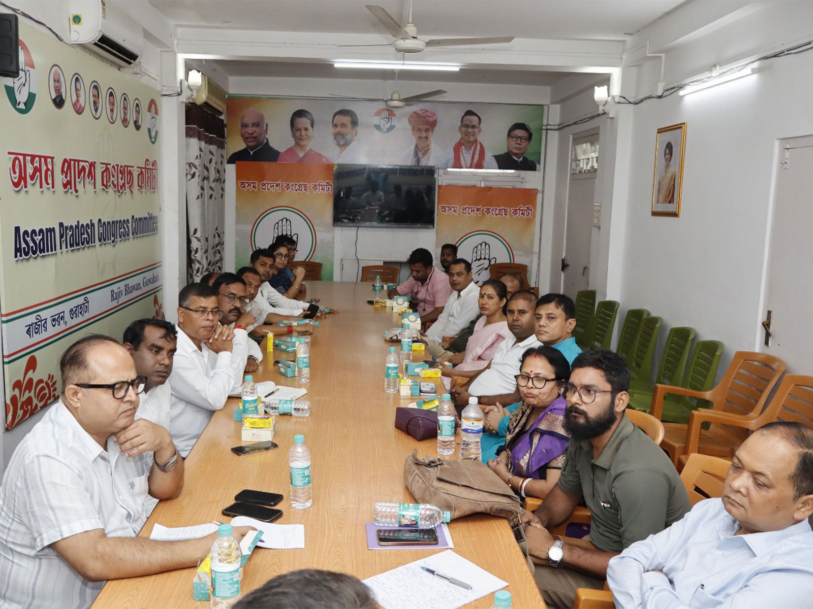 Visual from Congress' meeting in Assam (Photo/@INCAssam/X)