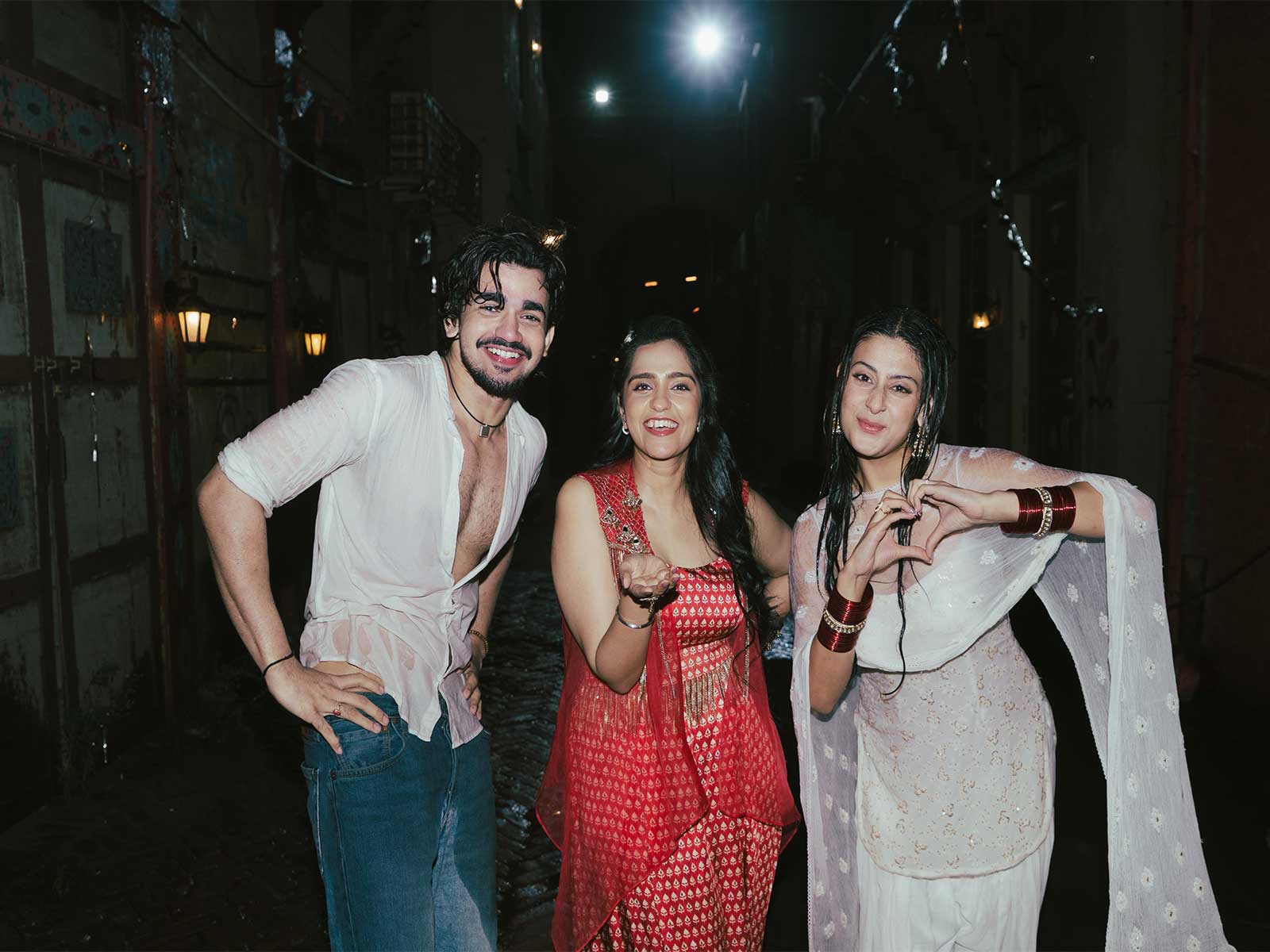Vishal Pandey, Asees Kaur, and Isha Malviya (Image source: Song's team)