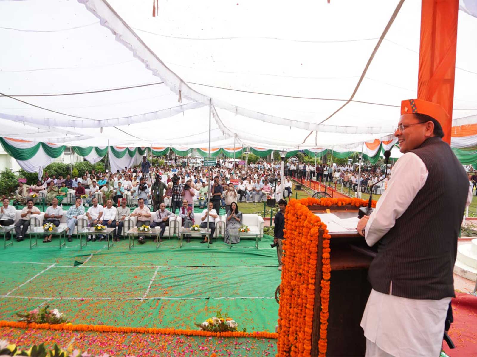 Uttarakhand CM Puskhar Singh Dhami (Photo/ANI)