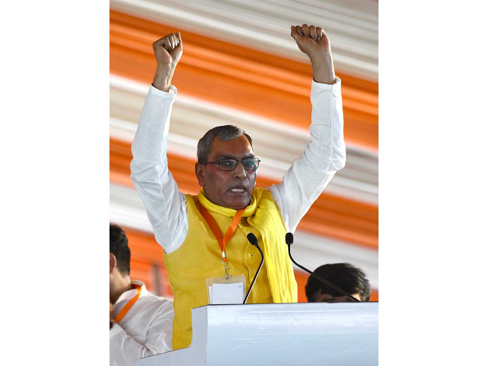Uttar Pradesh Minister Om Prakash Rajbhar (Photo/ANI) 