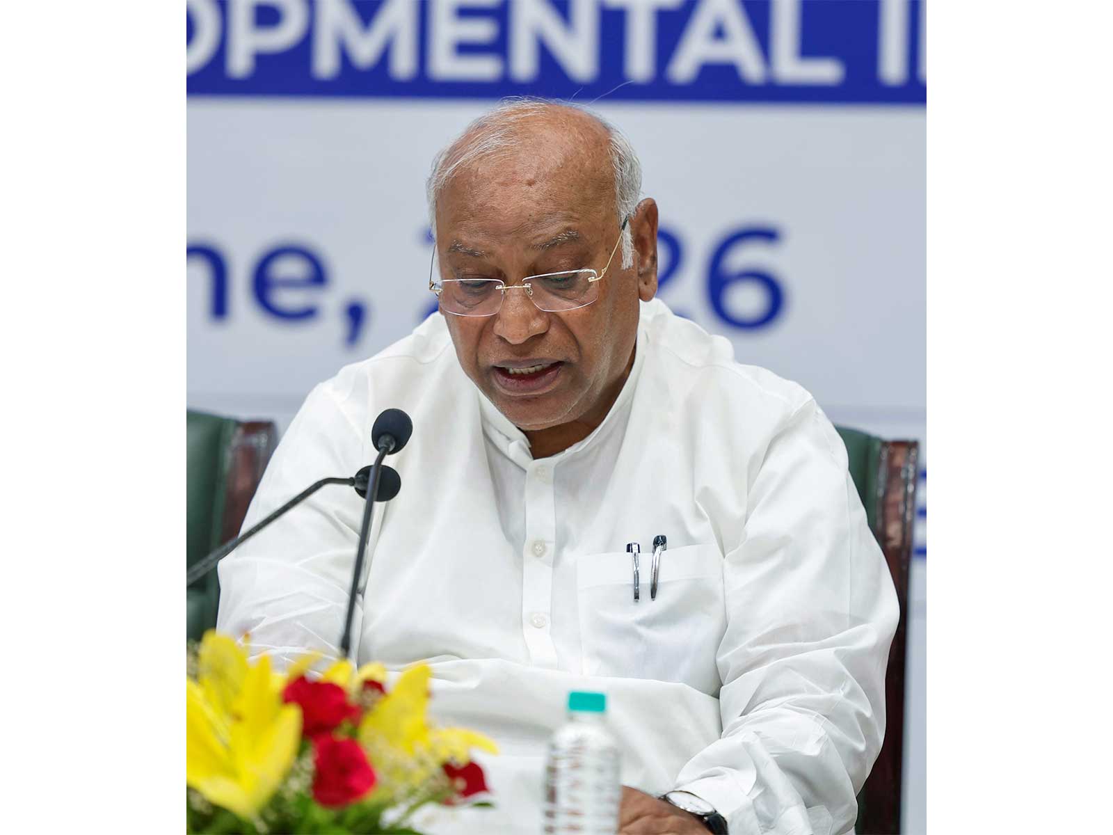 LoP in Rajya Sabha Mallikarjun Kharge (File photo/ANI)