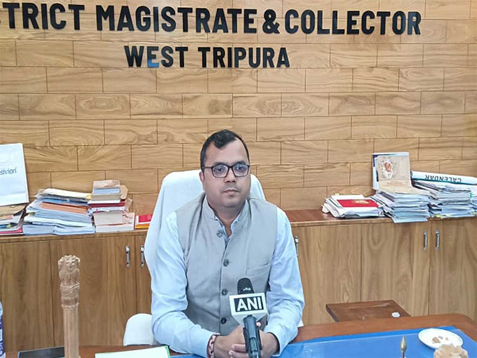 West Tripura District Magistrate and Collector Vishal Kumar (File Photo/ANI)