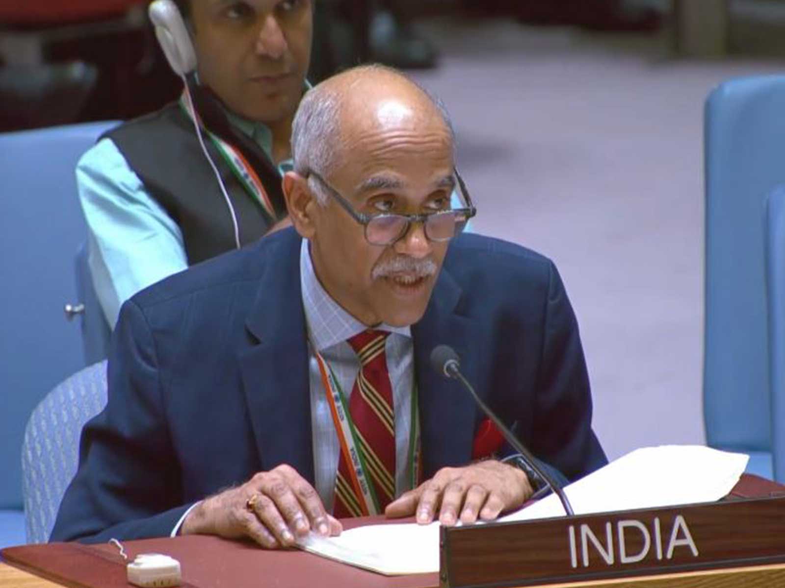 Ambassador Harish Parvathaneni, Permanent Representative of India to the UN (Photo/X@IndiaUNNewYork)