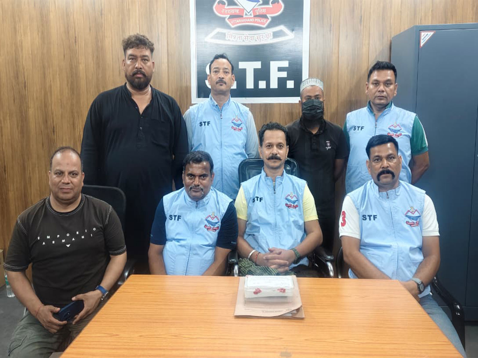 Uttarakhand Special Task Force with the accused Mohammad Salauddin (Photo/ANI)