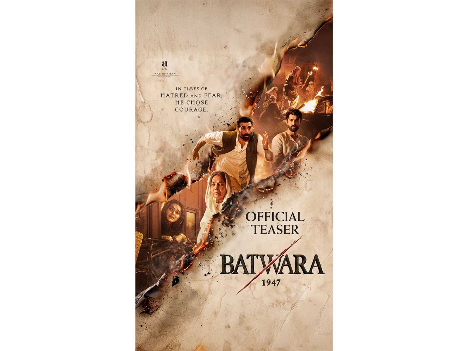 Poster of 'Batwara 1947' (Photo/Instagram/@iamsunnydeol)