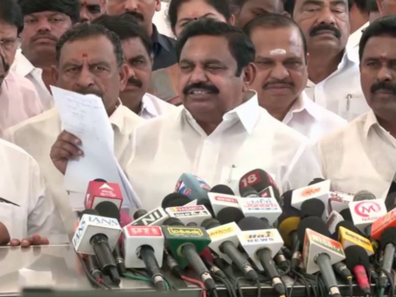 AIADMK General Secretary Edapaddi K Palaniswami (Photo/ANI)