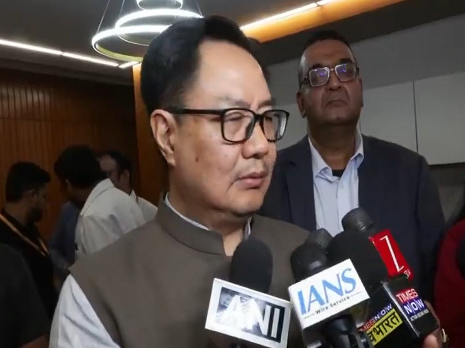  Union Parliamentary Affairs Minister Kiren Rijiju (Photo/ANI)