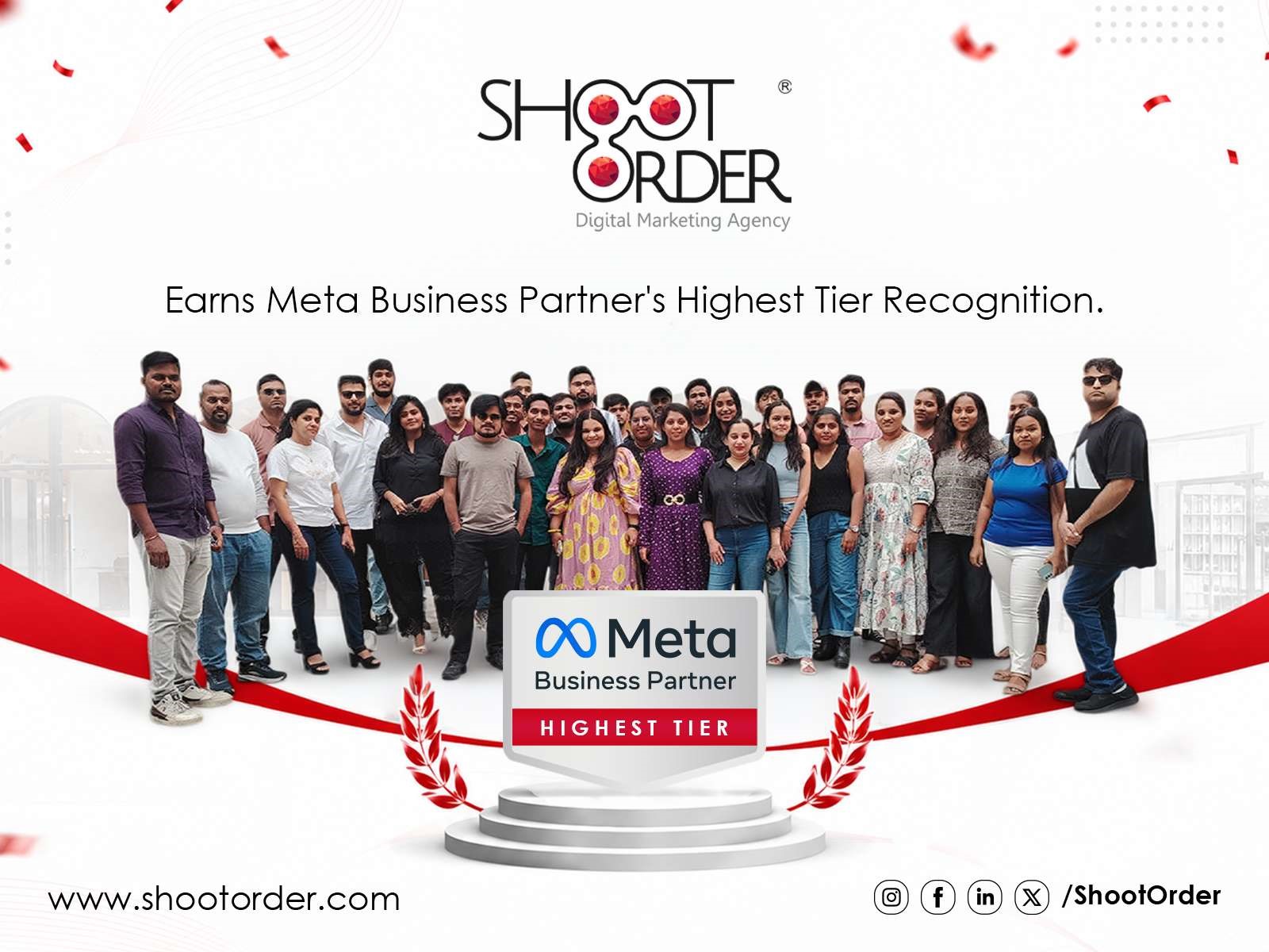 Hyderabad-Based ShootOrder Earns Meta Business Partner's Highest Tier Recognition