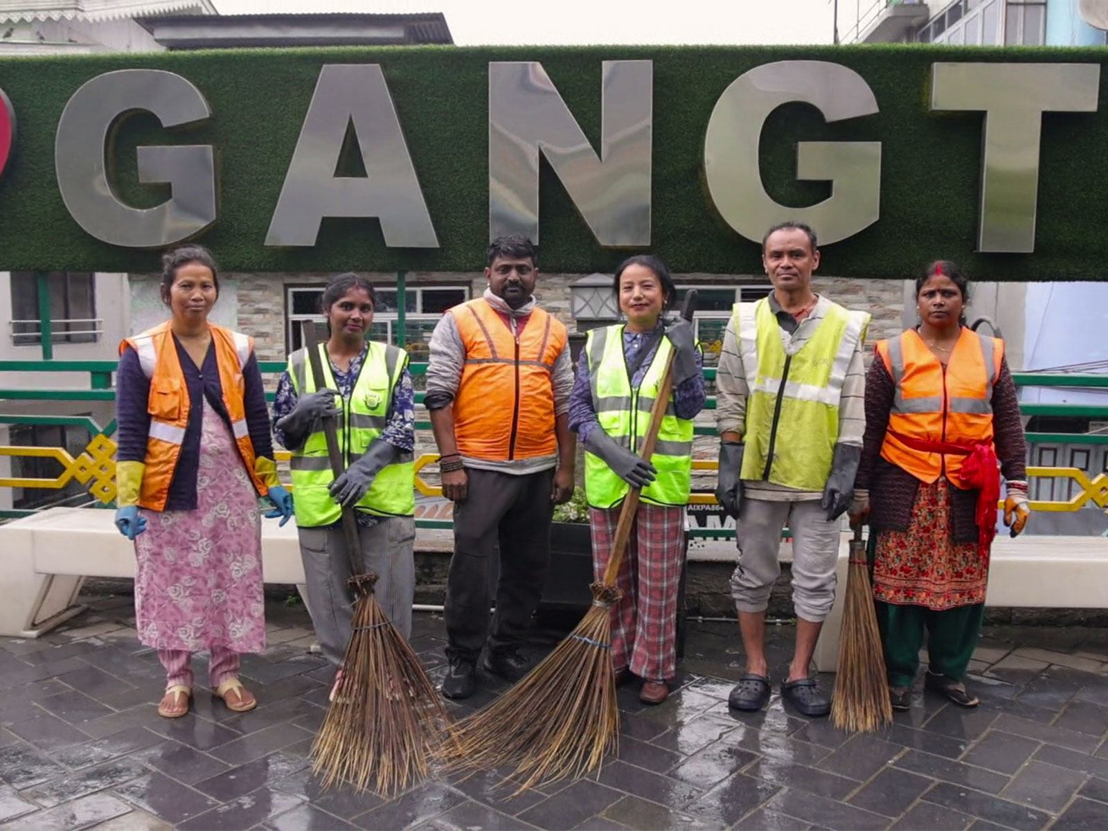 Visual from the streets of Gangtok (Photo/ANI)