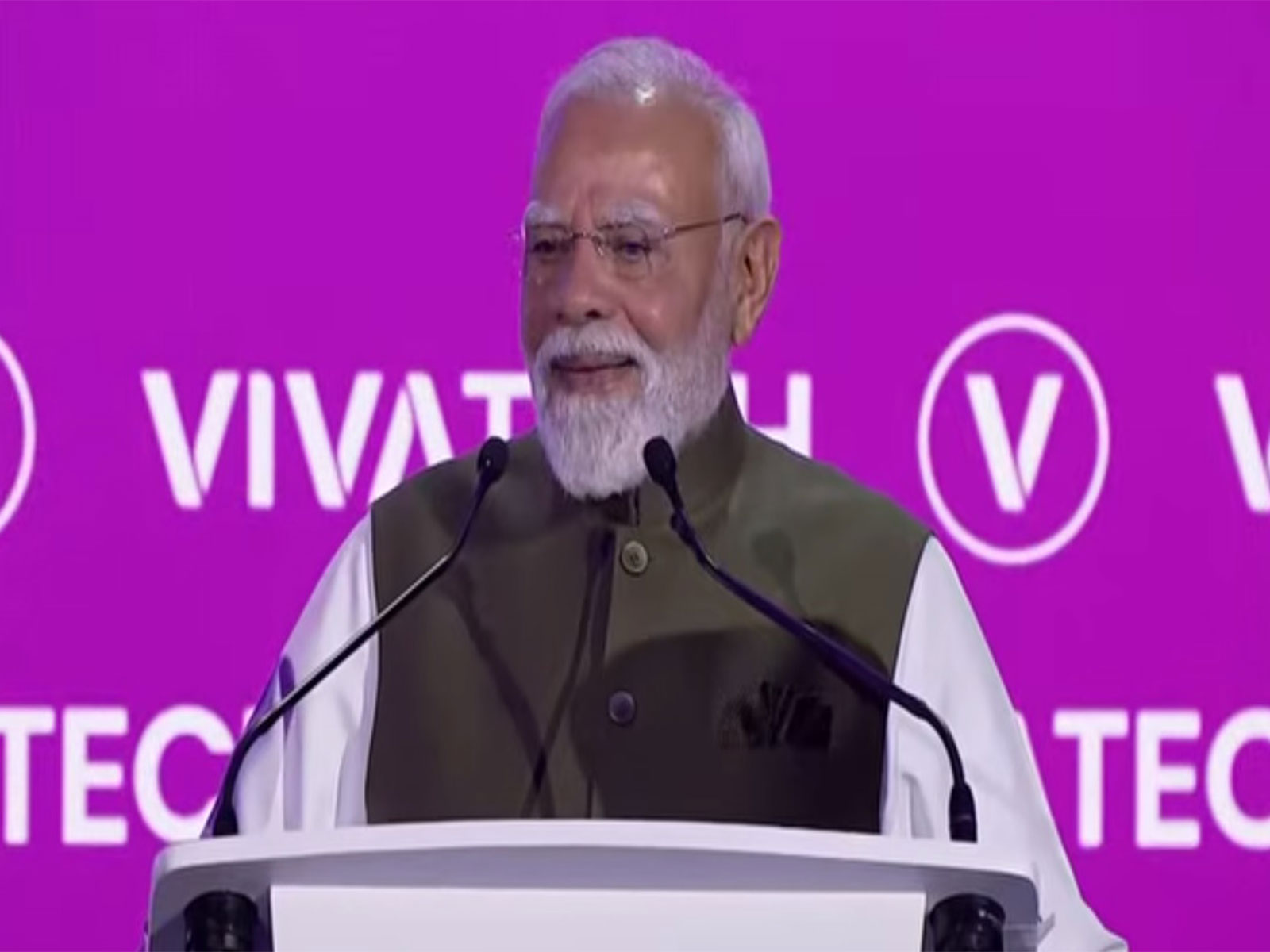 PM Modi at VivaTech in Paris (Photo/YouTube)