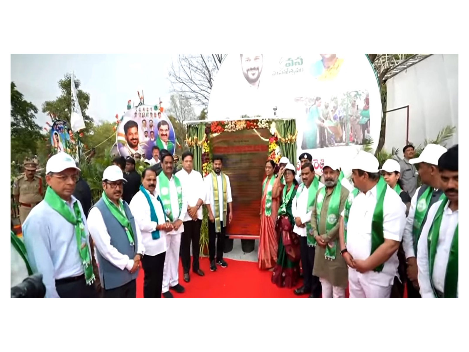 Telangana CM Revanth Reddy at the Gurramguda Eco Park (Photo/CMO)