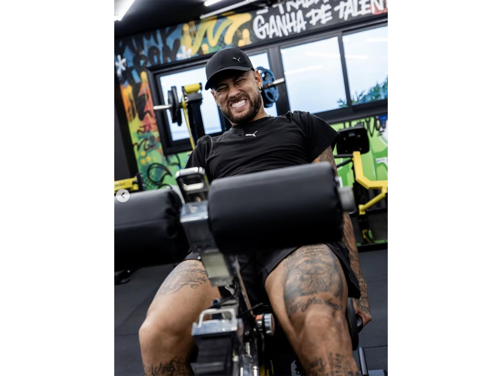 Neymar training (Photo: @neymarjr Instagram)