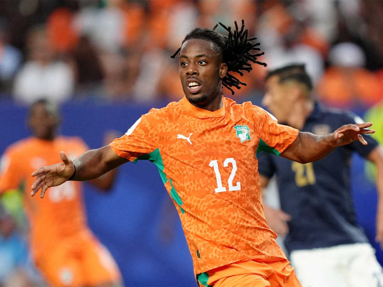 Ivory Coast's Elye Wahi. (Photo/Reuters)
