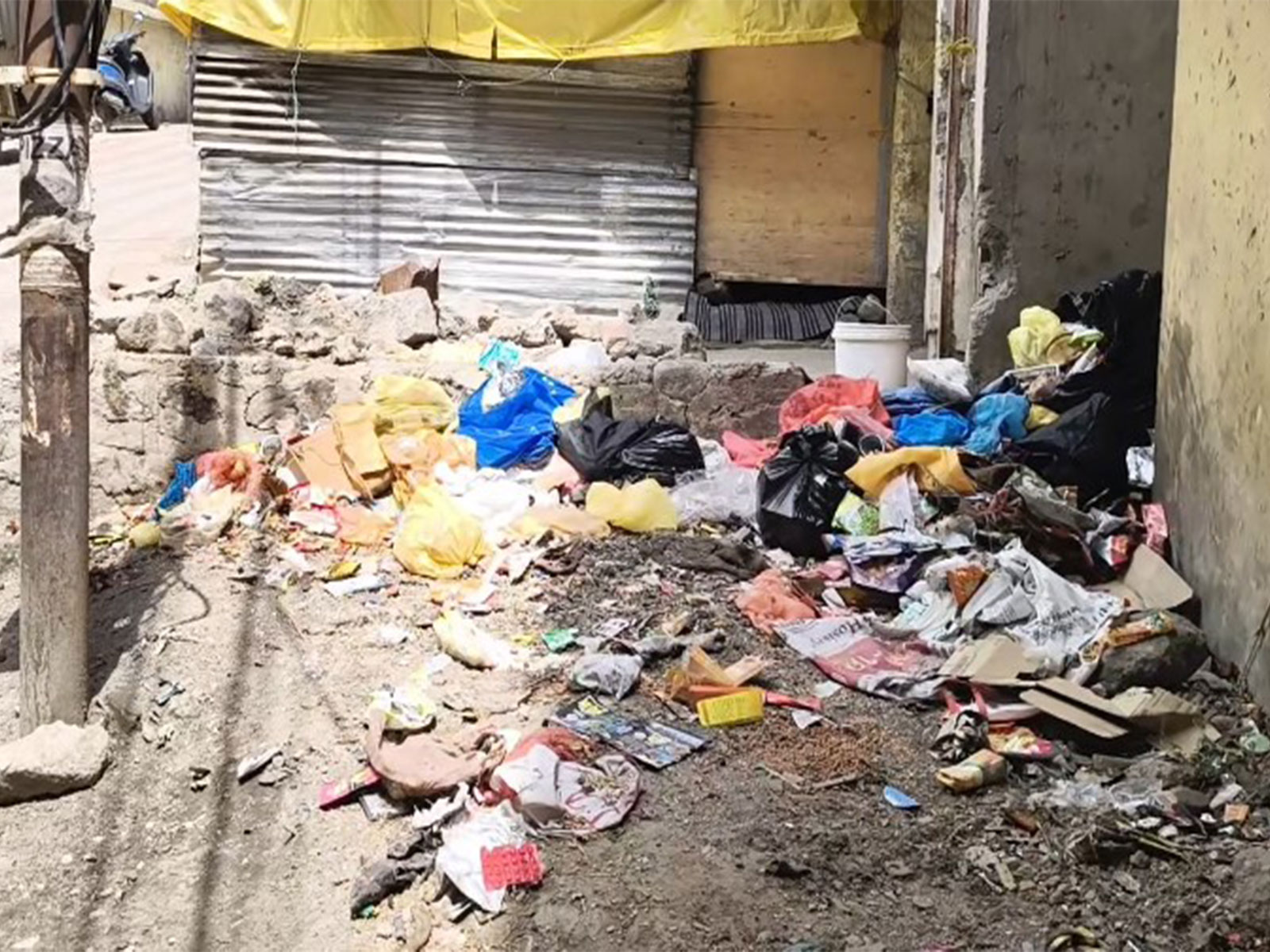 Garbage in Manalai (Photo/ANI)