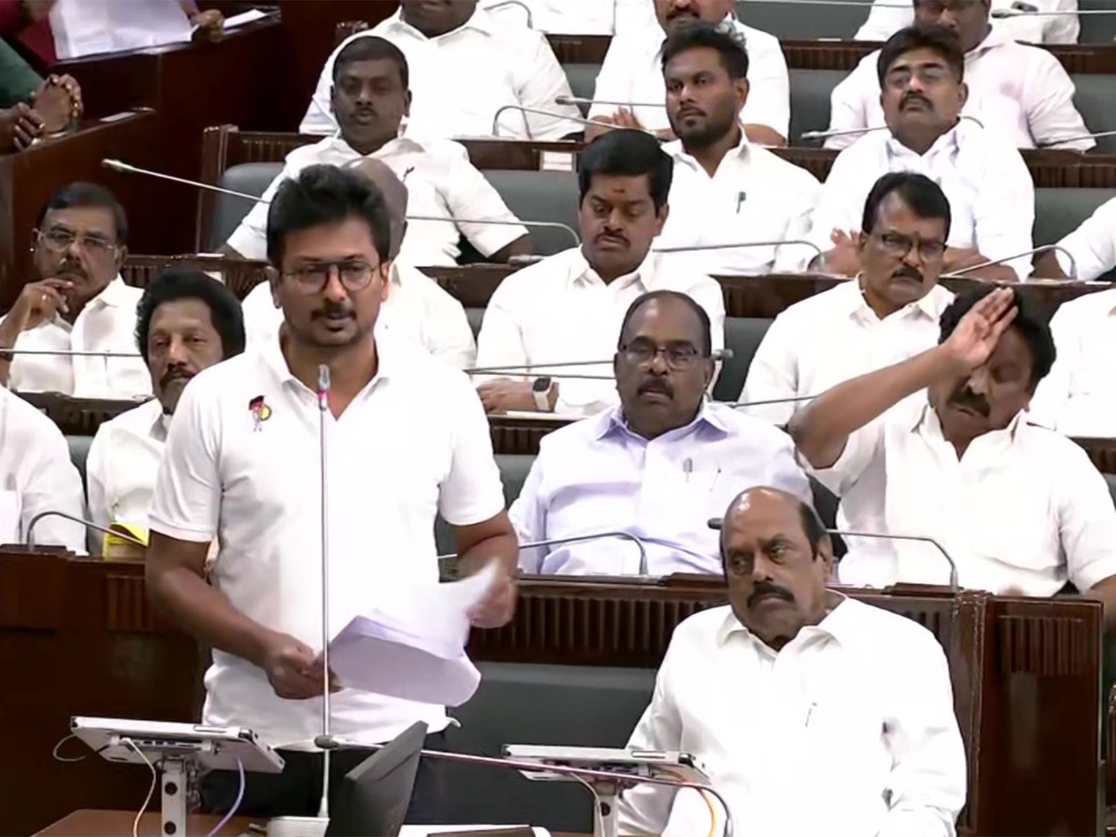 Leader of the Opposition in the Tamil Nadu Assembly Udhayanidhi Stalin (Photo/Tamil Nadu Assembly)