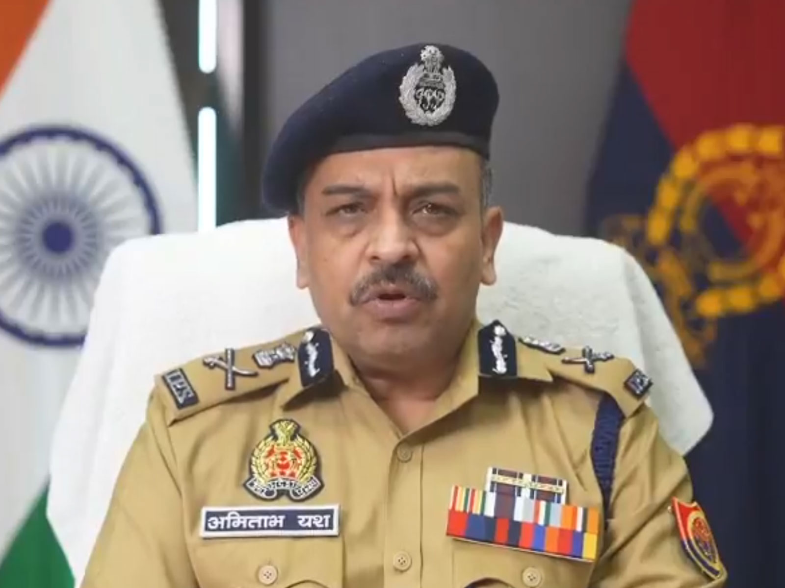 UP Additional Director General (Law and Order) Amitabh Yash (Photo/ANI)