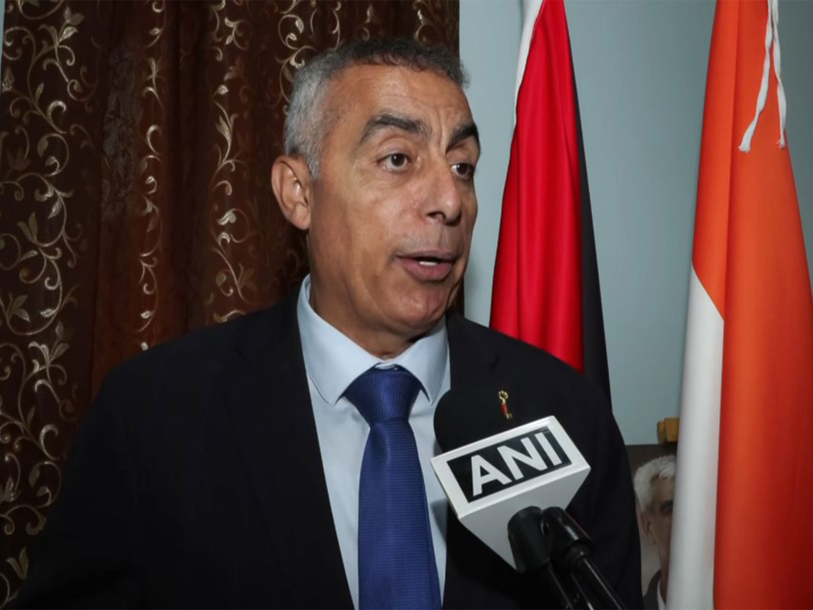 Palestinian Ambassador to India, Abdullah M Abu Shawesh (Photo/ANI)